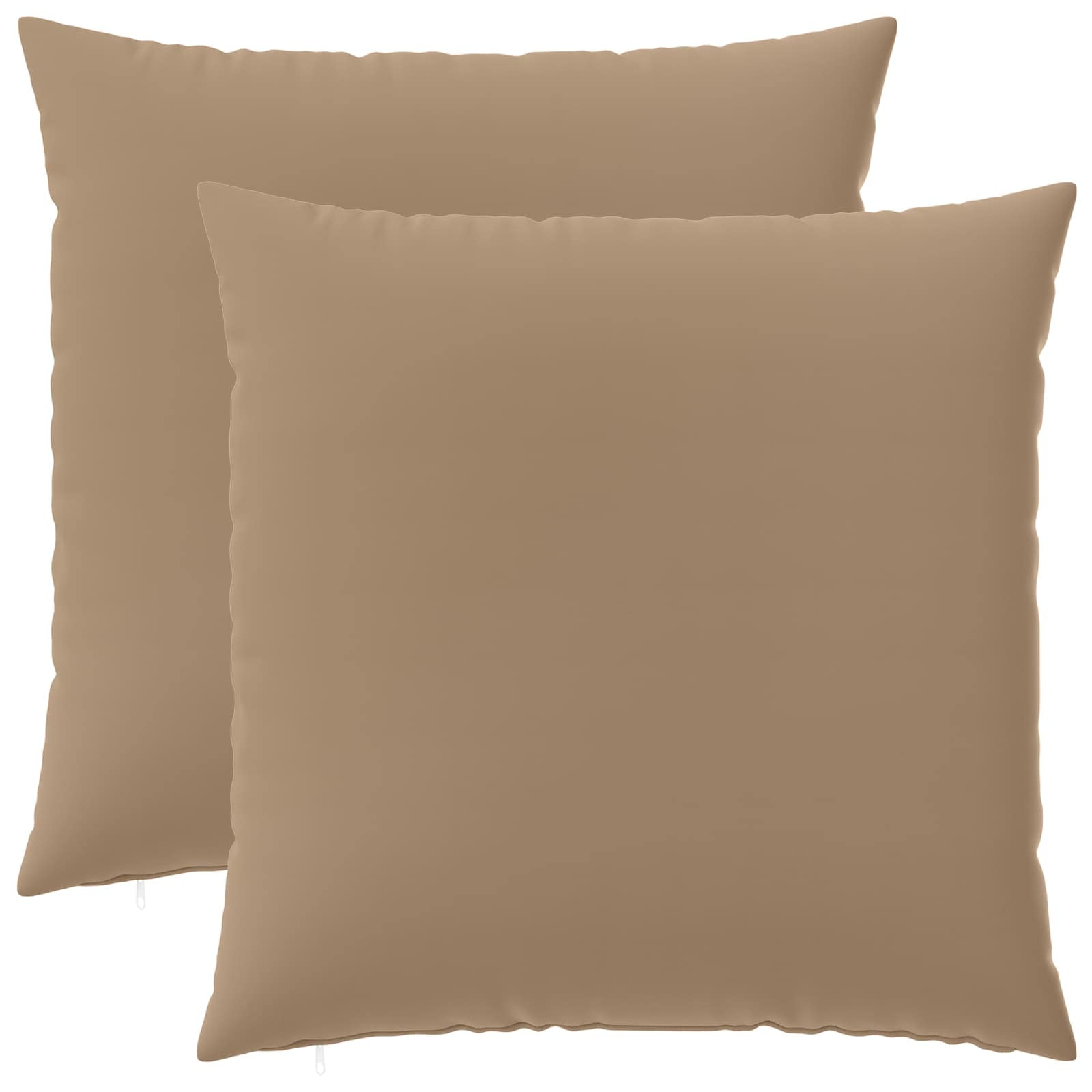 Federa 2 pz HEERLEN Tortora 60 x 60 cm Poliestere