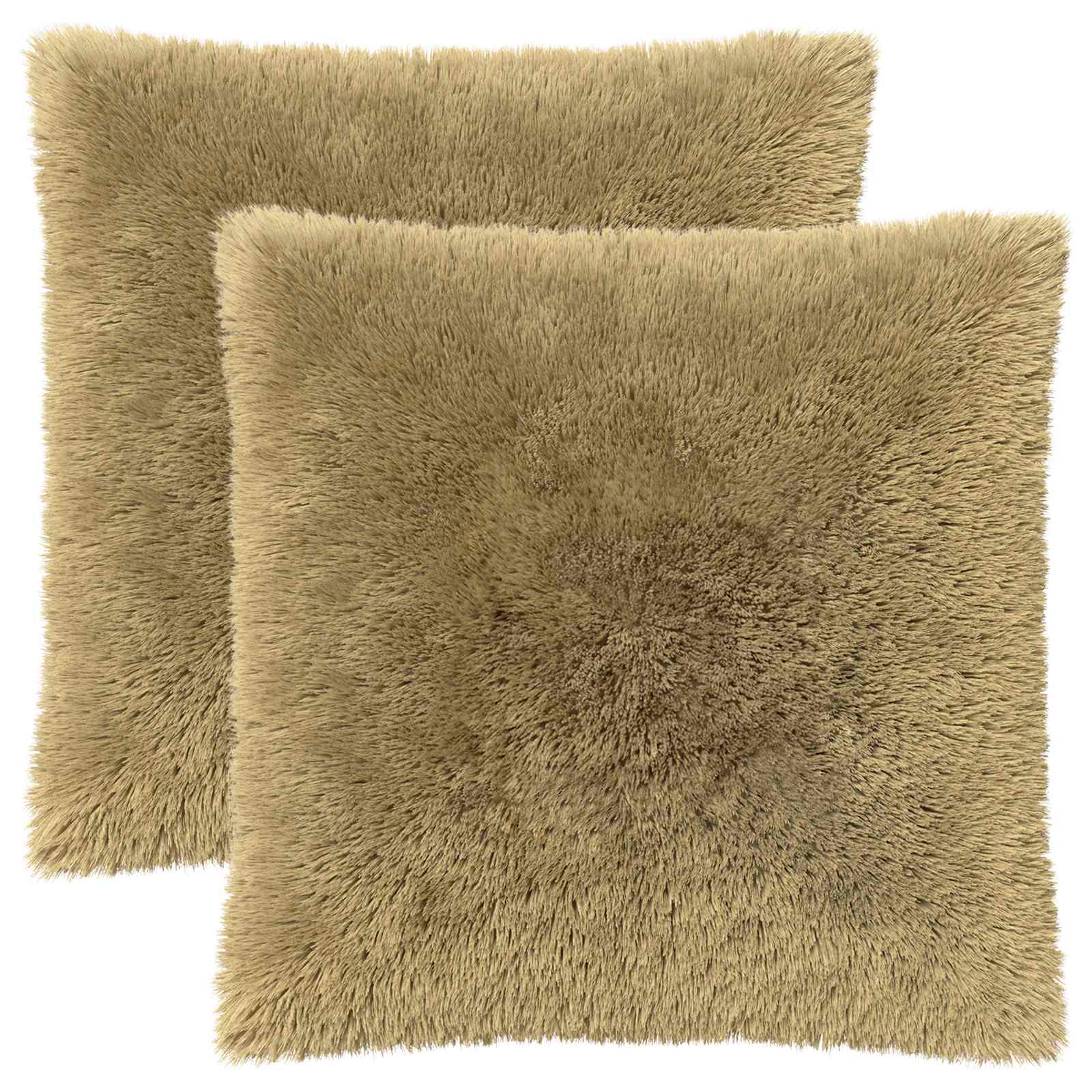 Federa 2 pcs HEERLEN Verde chiaro 60 x 60 cm Fleece PV