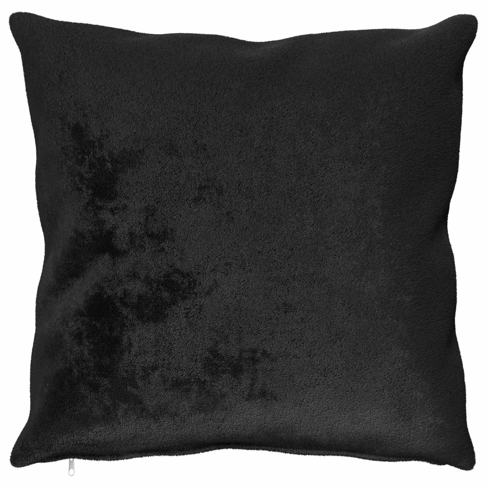 Federa 6 pcs HEERLEN Nero 60 x 60 cm Flanella