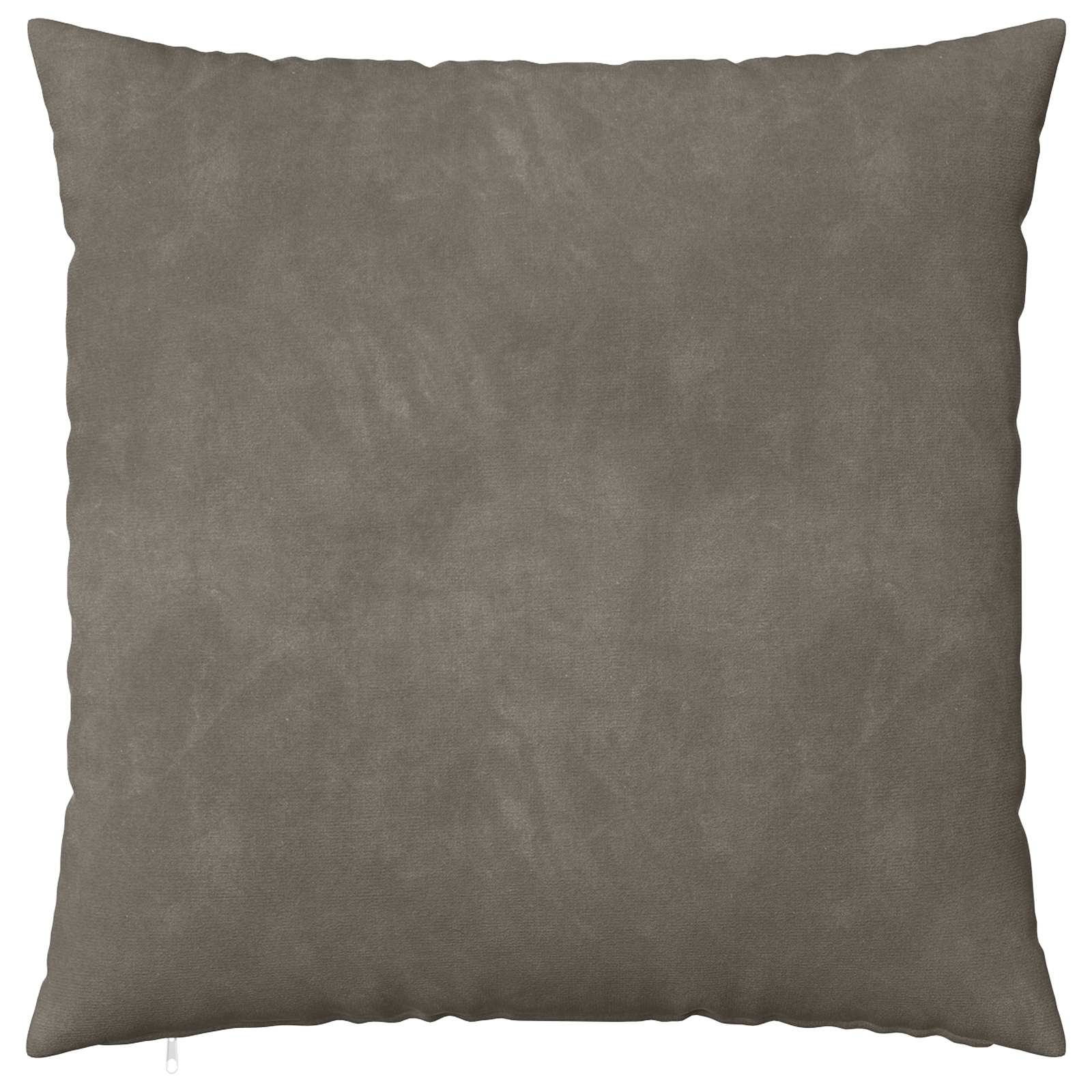 Federa 6 pcs HEERLEN Grigio Chiaro 65 x 65 cm Velluto