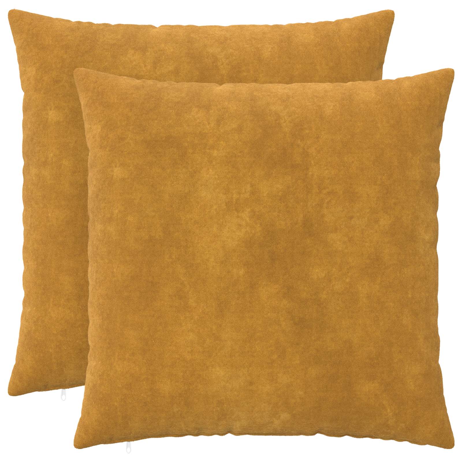 Federa 2 pcs HEERLEN Giallo 65 x 65 cm Fleece in microfibra