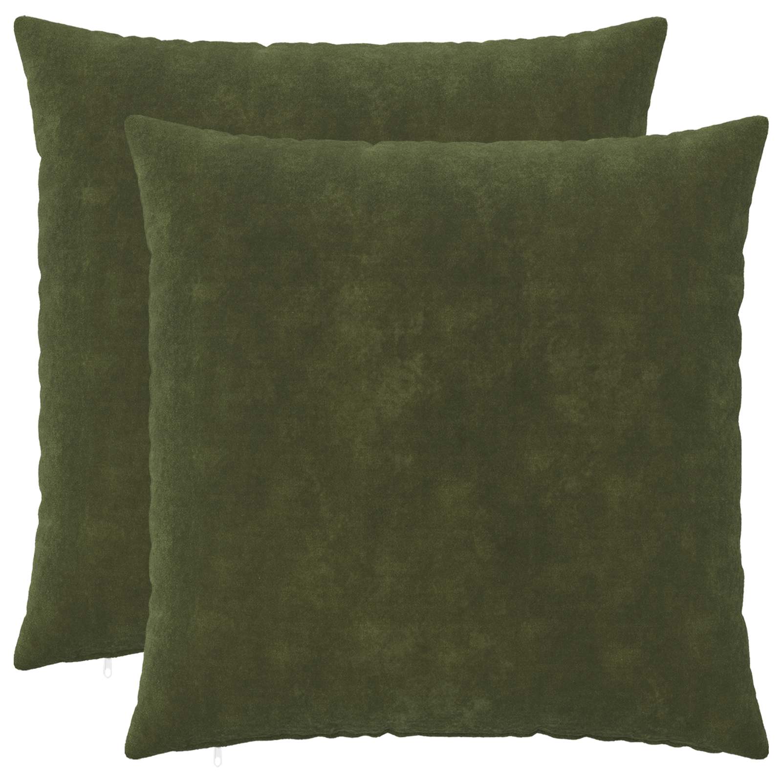 Federa 2 pcs HEERLEN Verde 65 x 65 cm Fleece in microfibra