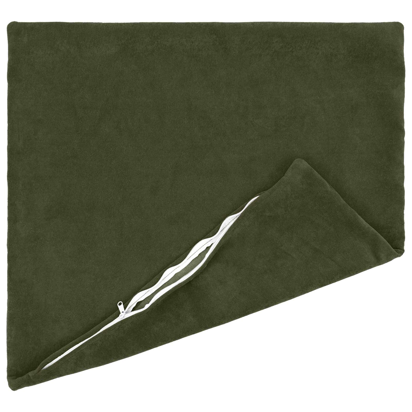 Federa 2 pcs HEERLEN Verde 65 x 65 cm Fleece in microfibra