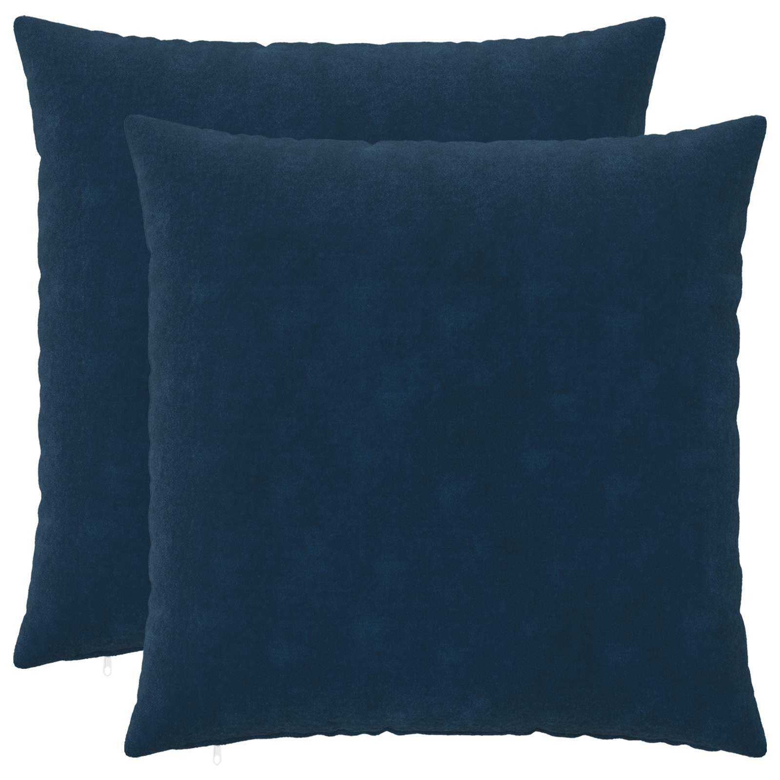 Federa 2 pcs HEERLEN Blu 65 x 65 cm Fleece in microfibra