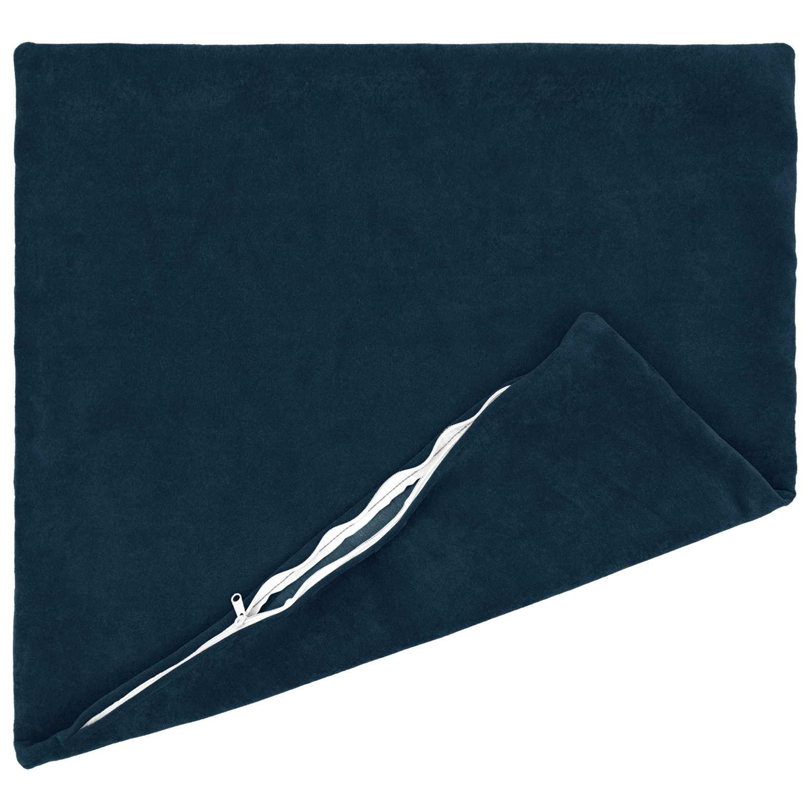 Federa 2 pcs HEERLEN Blu 65 x 65 cm Fleece in microfibra