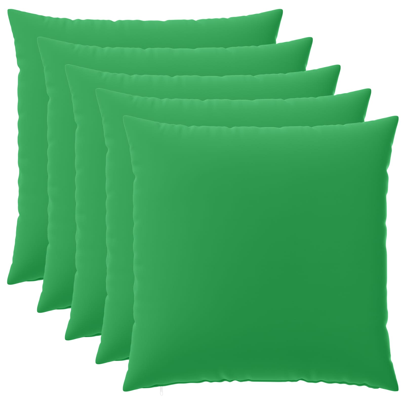 Federa 6 pcs HEERLEN Verde 65 x 65 cm Poliestere