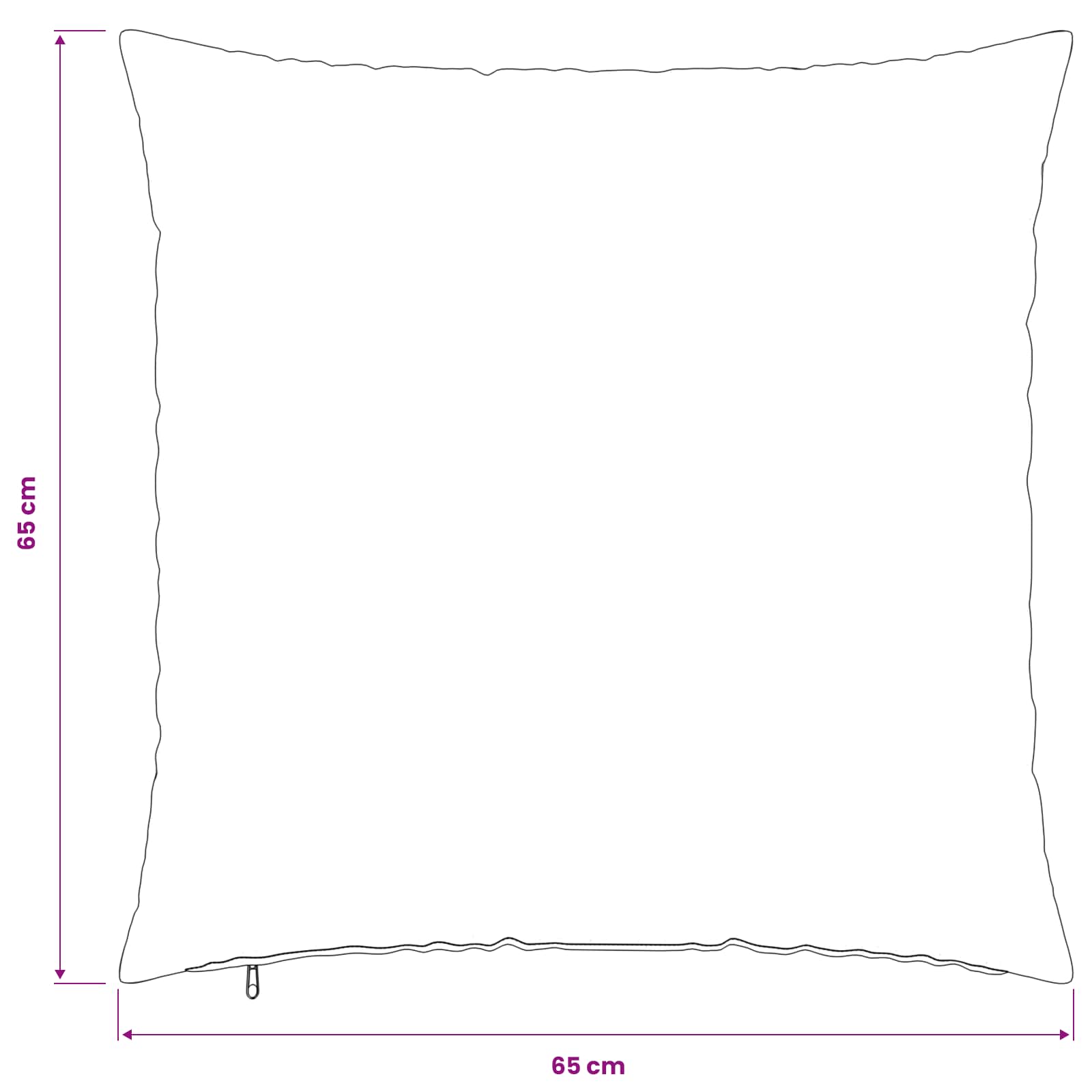 Federa 2 pcs HEERLEN Verde 65 x 65 cm Fleece PV