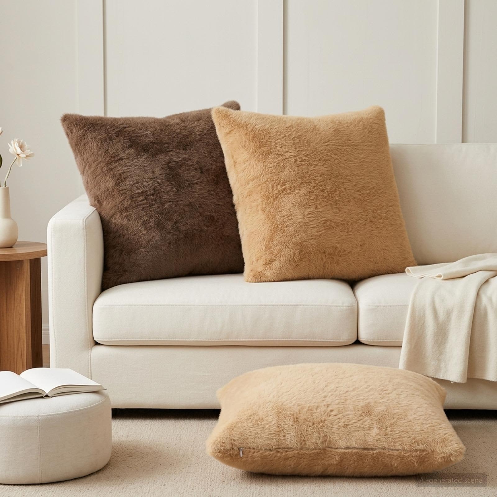 Federa 6 pz HEERLEN Crema 65 x 65 cm
