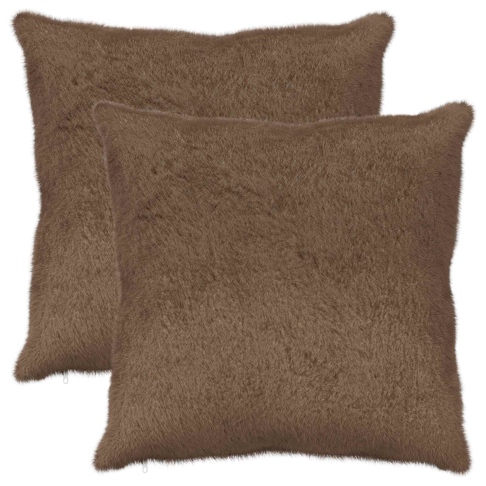 Federa 2 pz HEERLEN Marrone Chiaro 65 x 65 cm