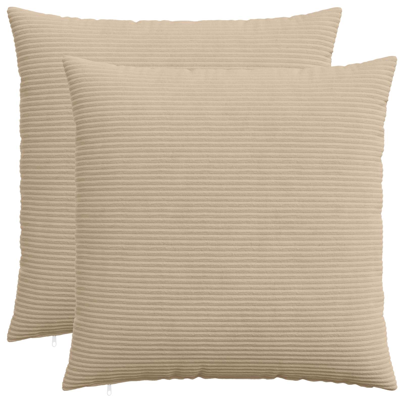 Federa 2 pcs HEERLEN Tortora 70 x 70 cm corduroy