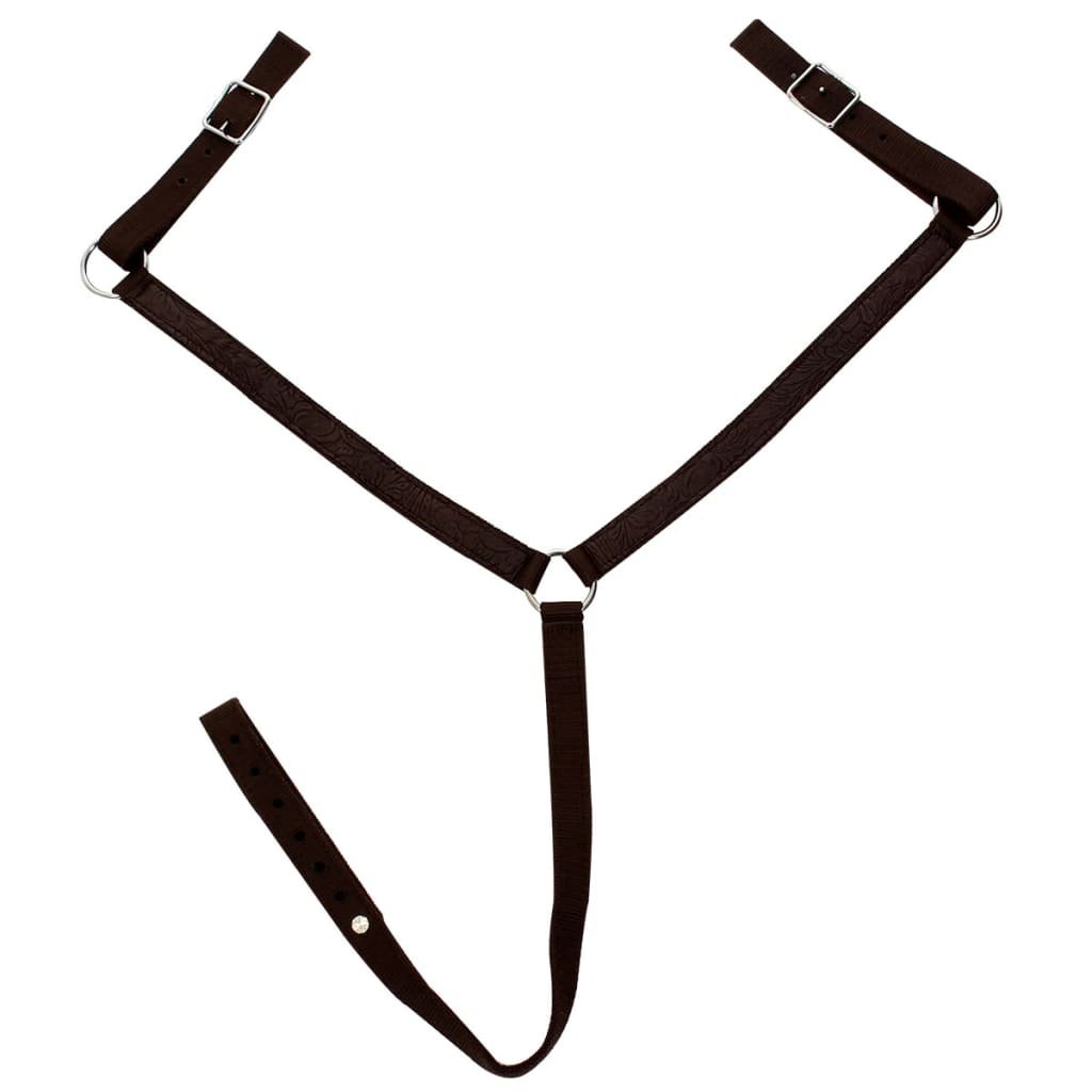 Sella Western Testiera e Pettorale in Vera Pelle 16" Marrone
