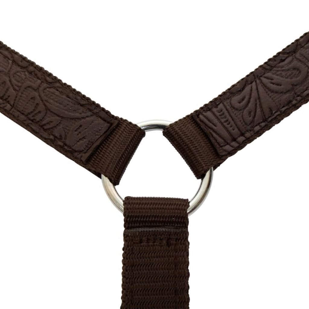 Sella Western Testiera e Pettorale in Vera Pelle 16" Marrone
