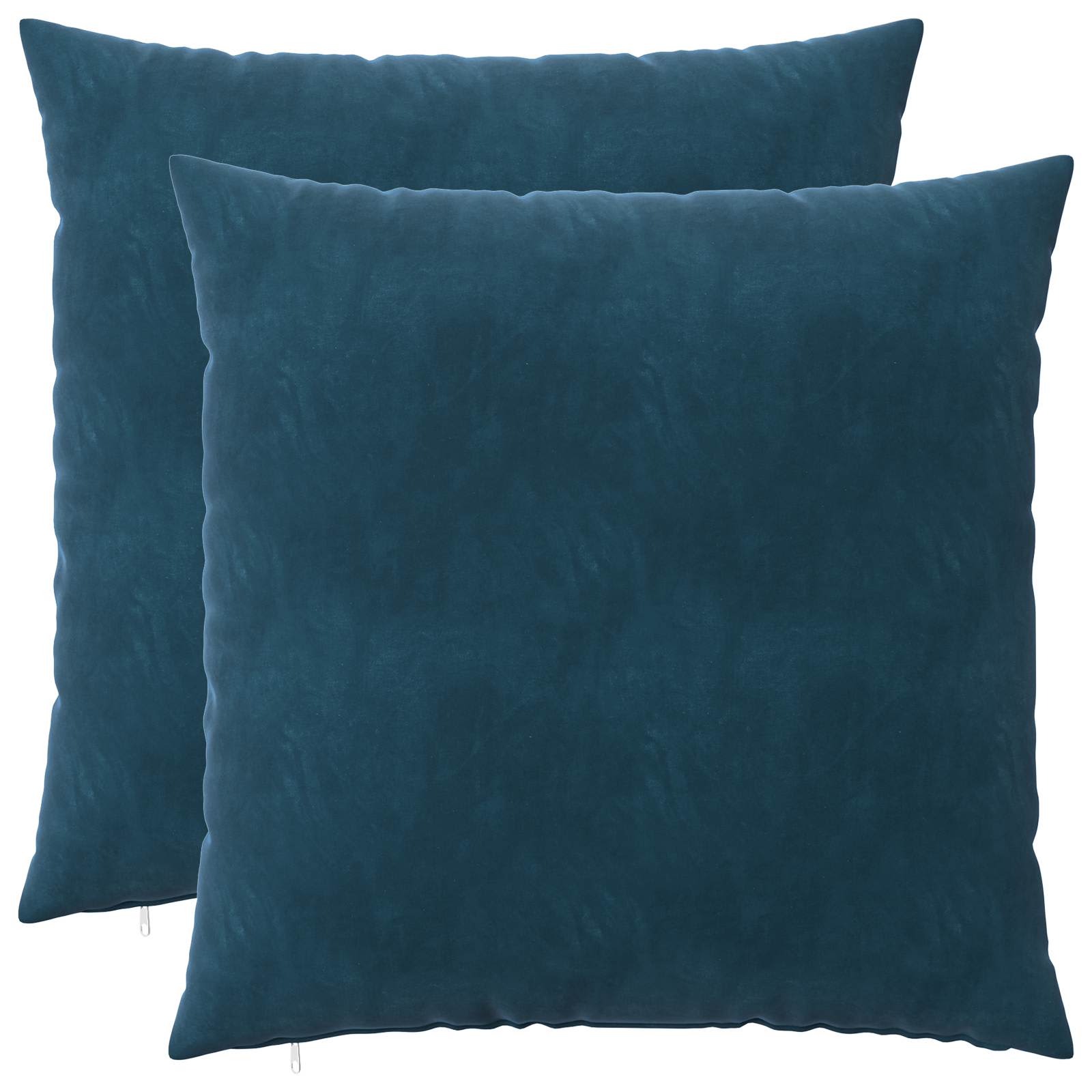 Federa 2 pcs HEERLEN Blu 80 x 80 cm Velluto