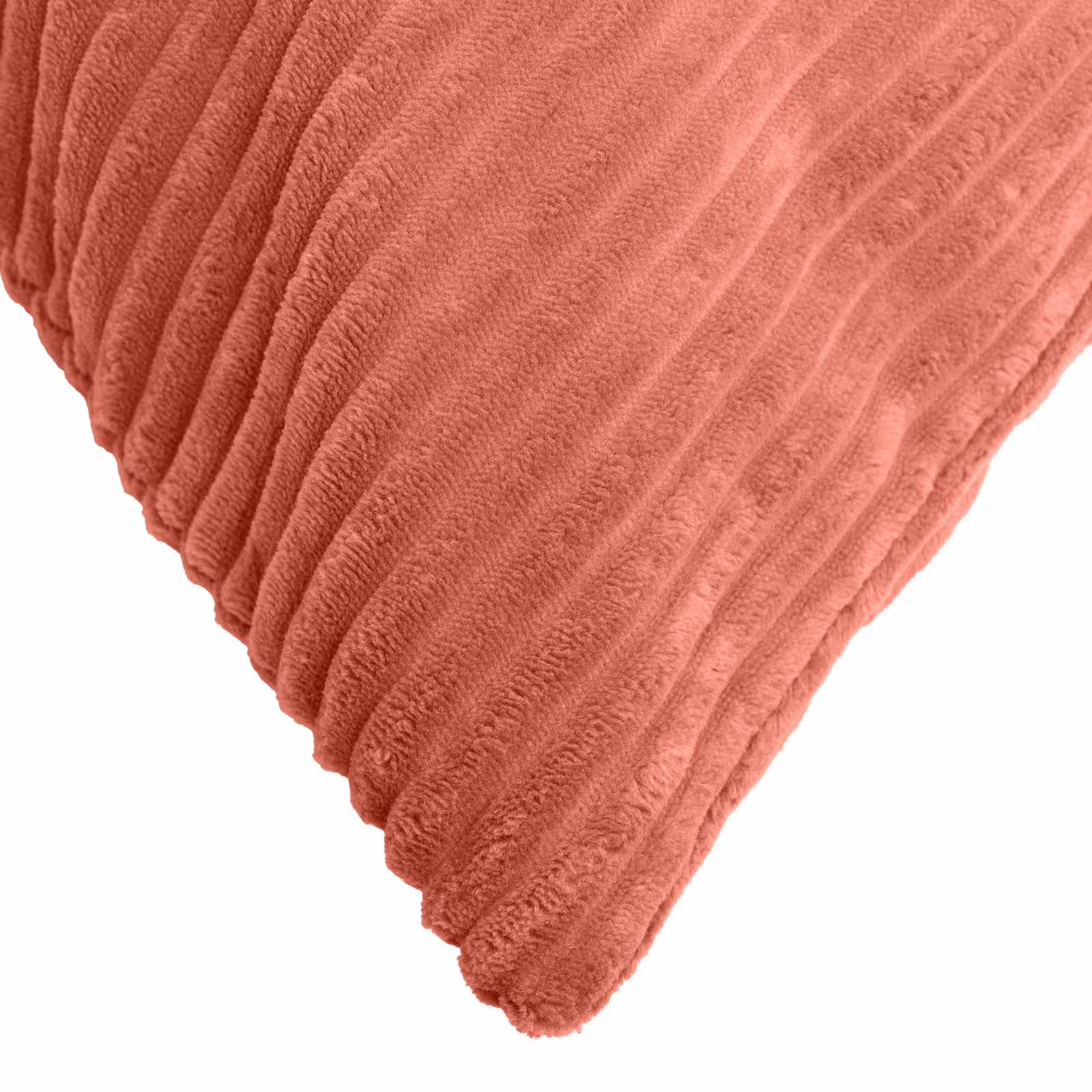 Federa 2 pcs ALMELO Rosso Arancio 30 x 30 cm corduroy
