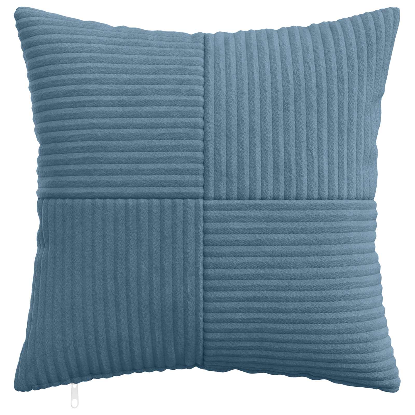 Federa 6 pcs ALMELO Blu 30 x 30 cm corduroy