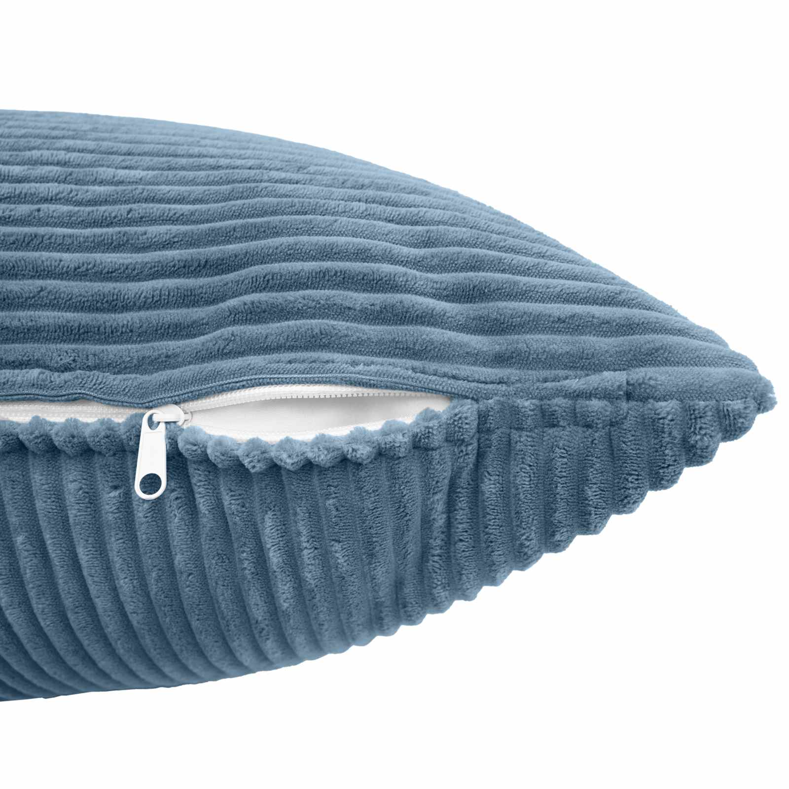 Federa 6 pcs ALMELO Blu 30 x 30 cm corduroy