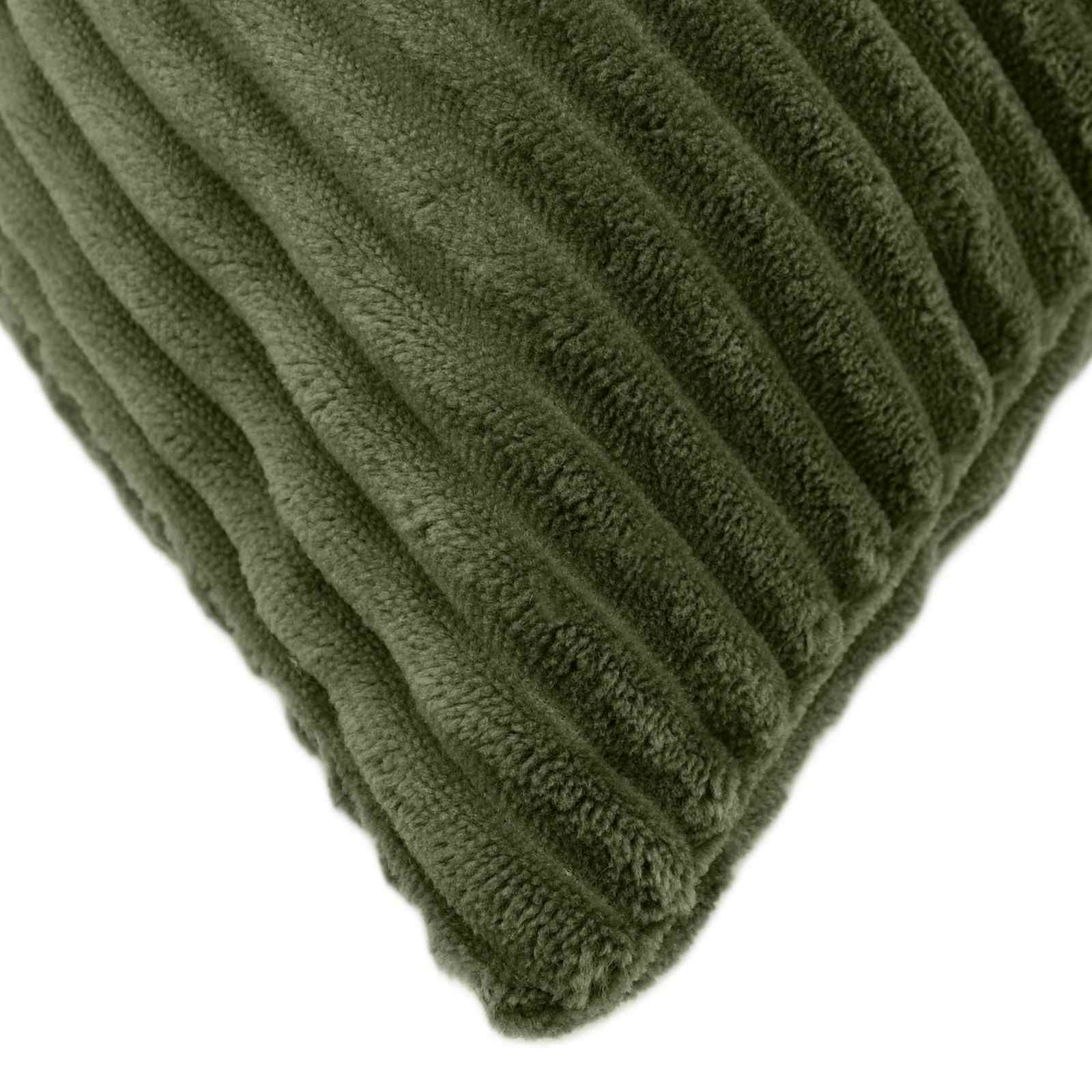 Federa 6 pcs ALMELO Verde 30 x 30 cm corduroy