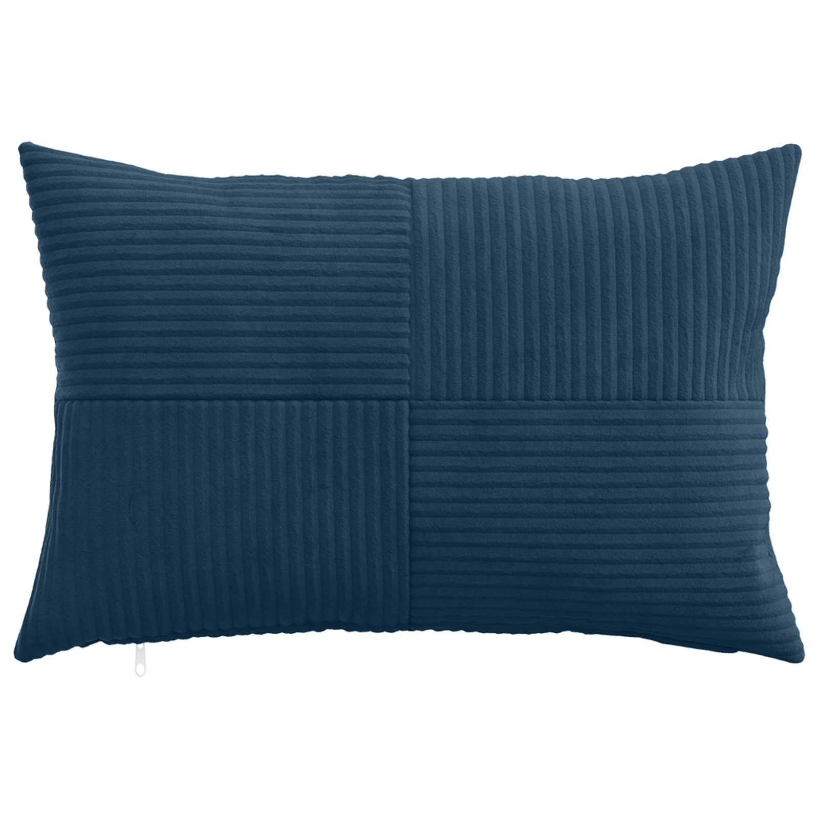 Federa 2 pcs ALMELO Blu navy 30 x 50 cm corduroy