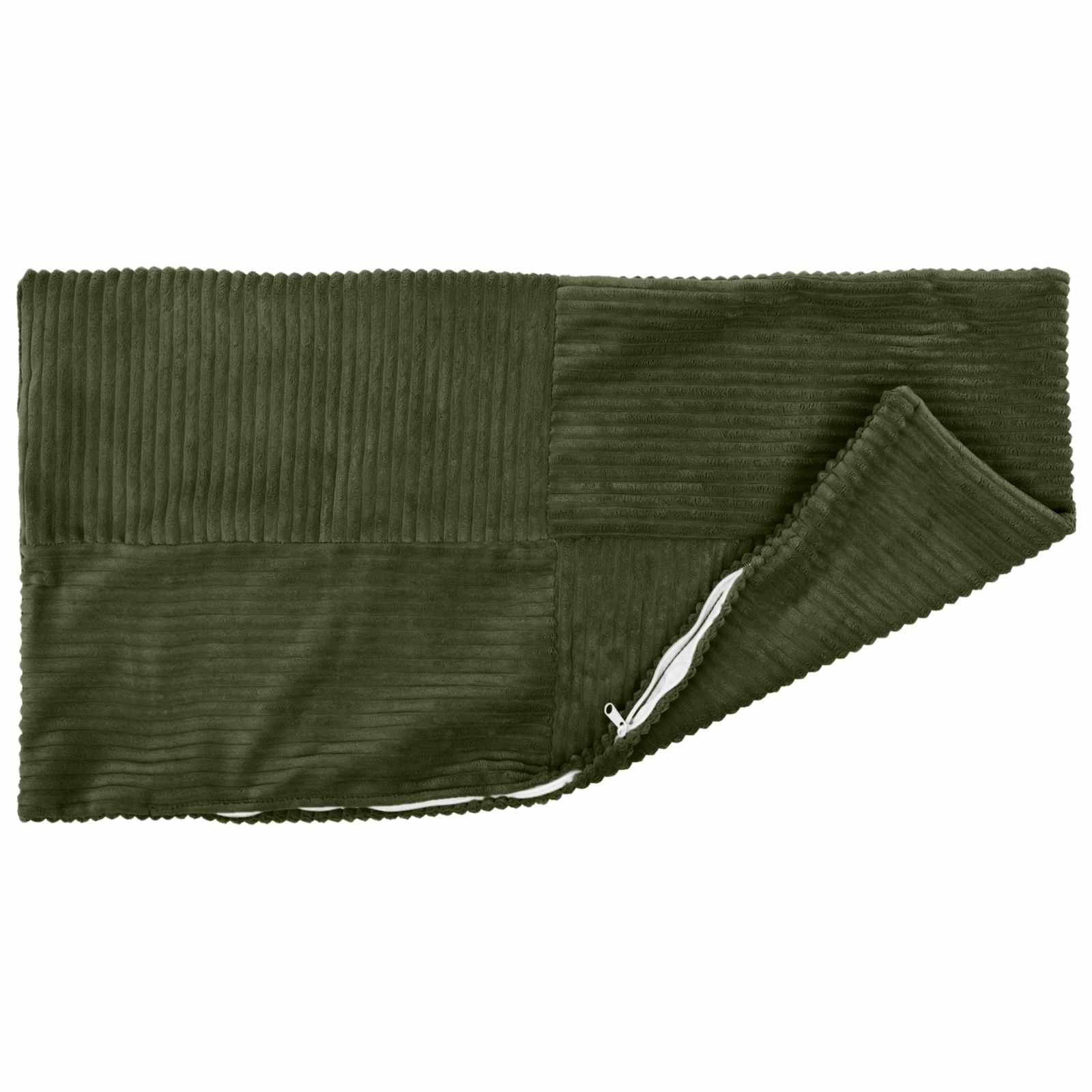 Federa 2 pcs ALMELO Verde 30 x 50 cm corduroy