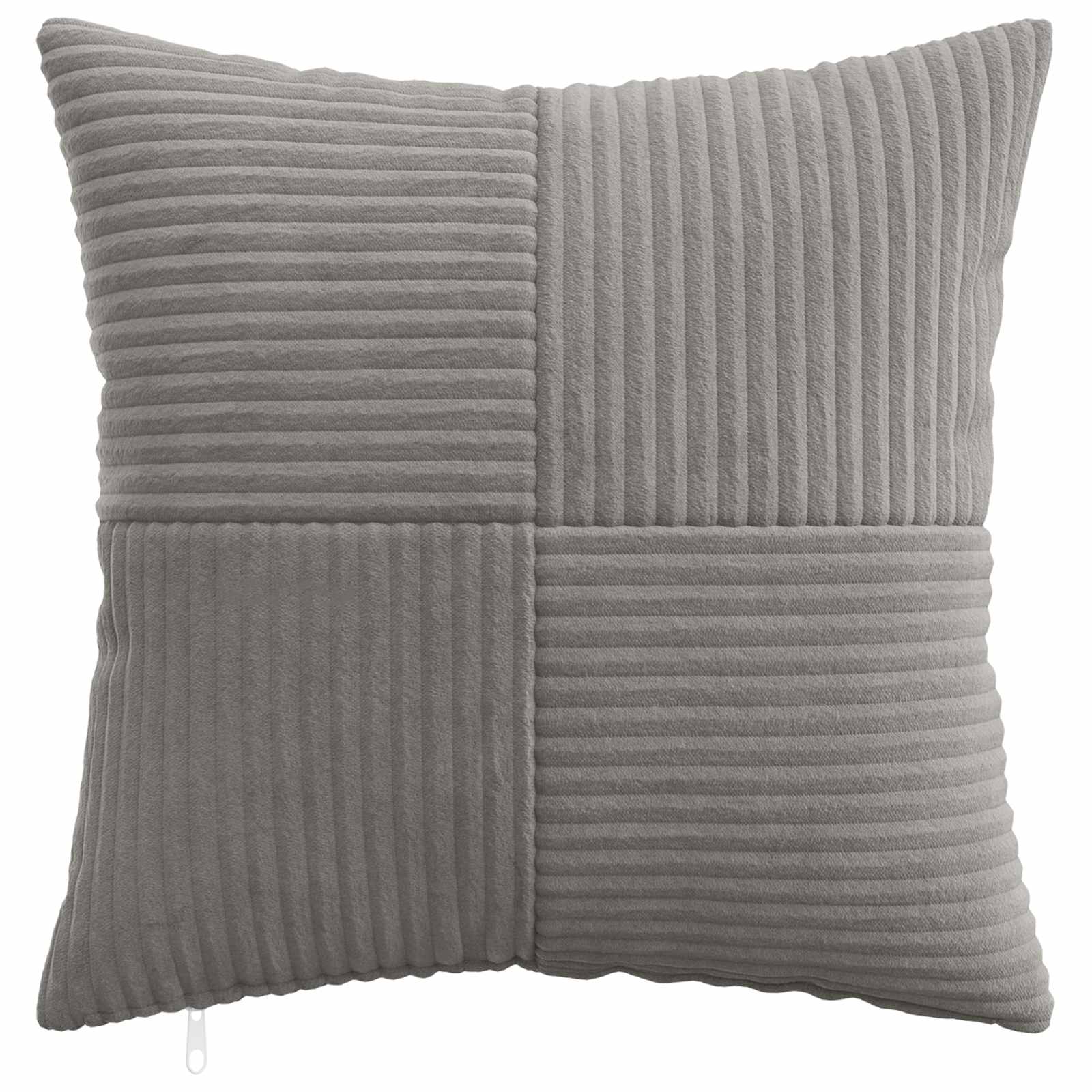 Federa 2 pcs ALMELO Grigio Chiaro 35 x 35 cm corduroy