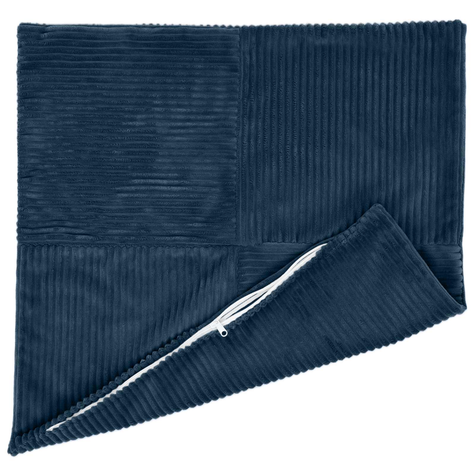 Federa 2 pcs ALMELO Blu navy 35 x 35 cm corduroy