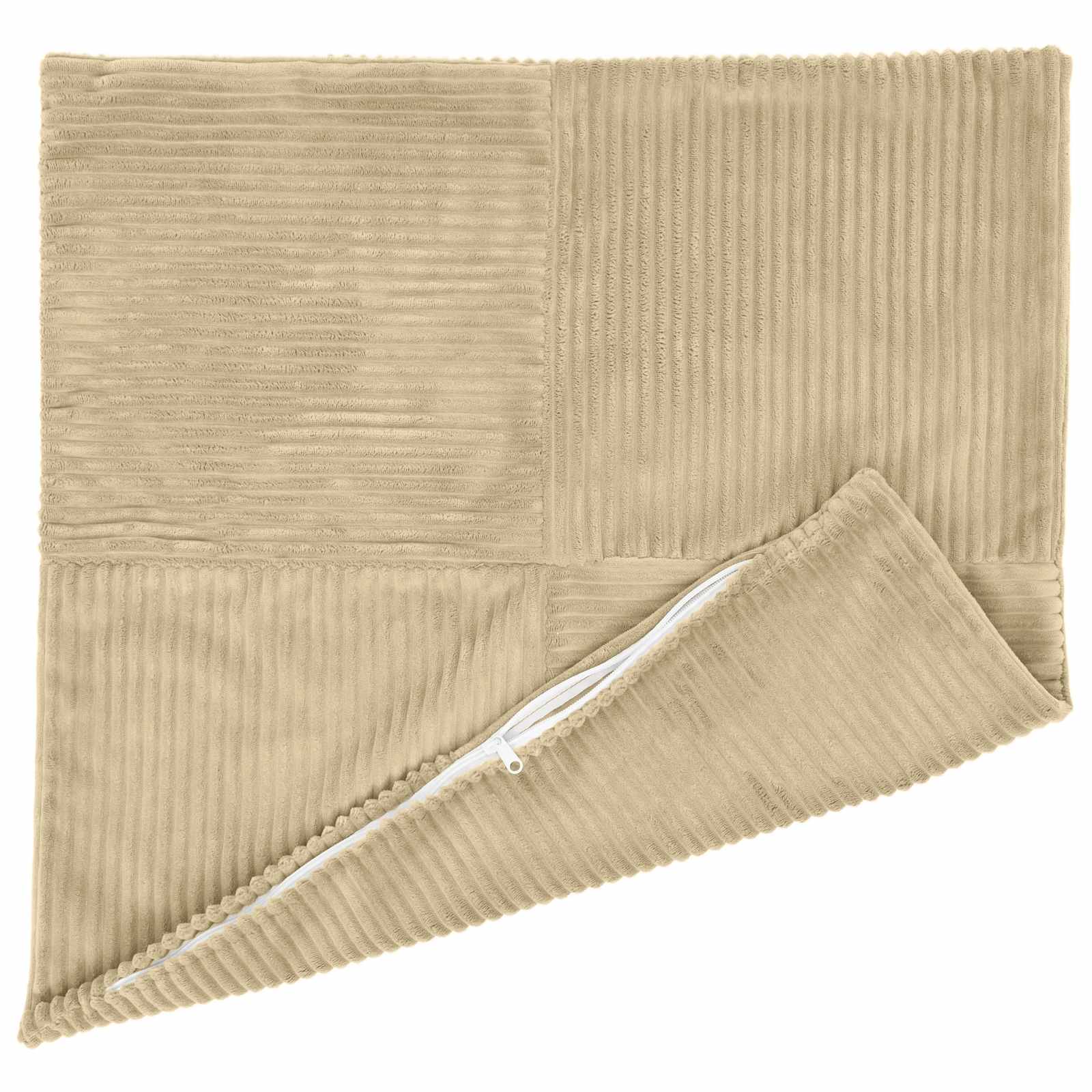 Federa 2 pcs ALMELO Grigio Verde 40 x 40 cm corduroy