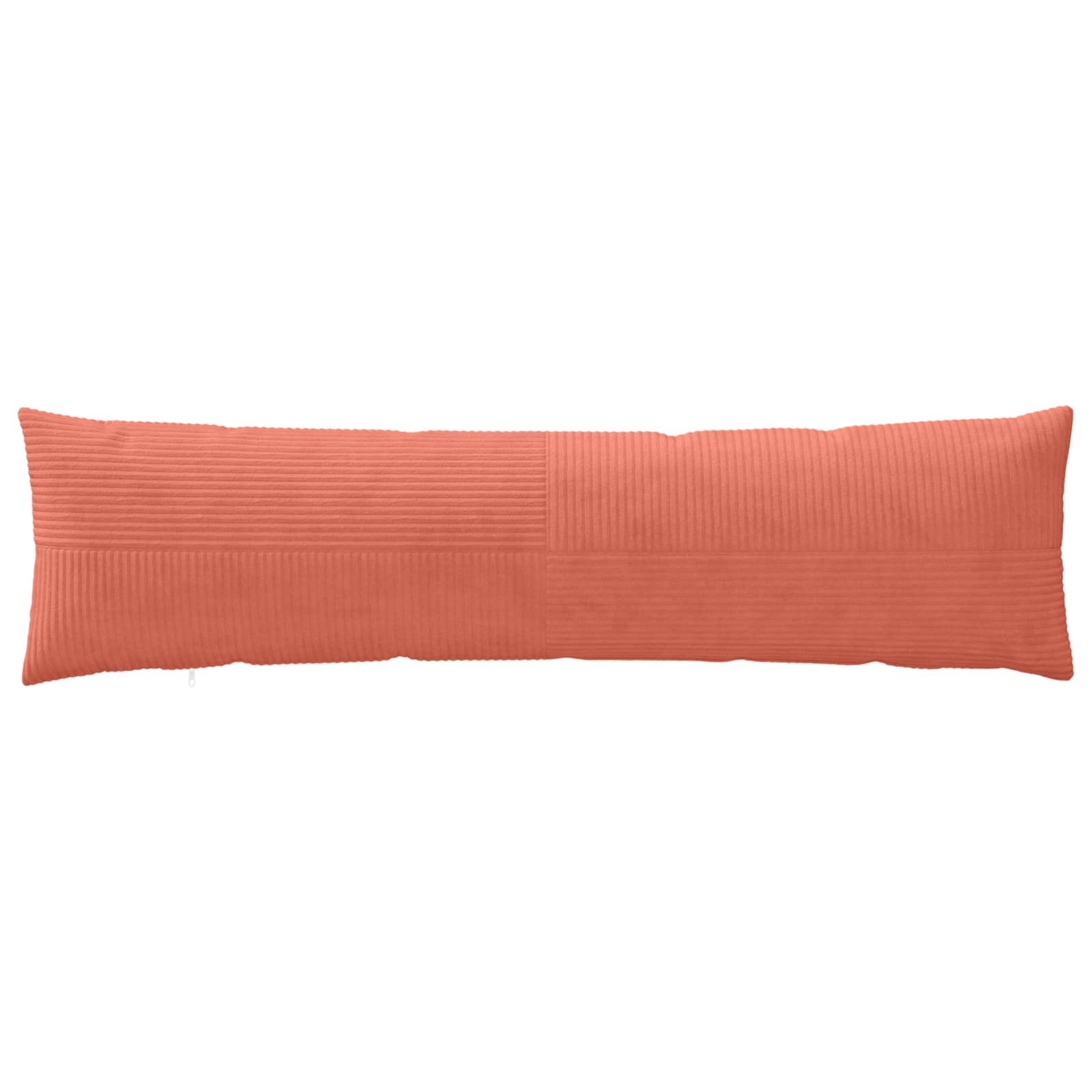 Federa 2 pcs ALMELO Rosso Arancio 40 x 145 cm corduroy
