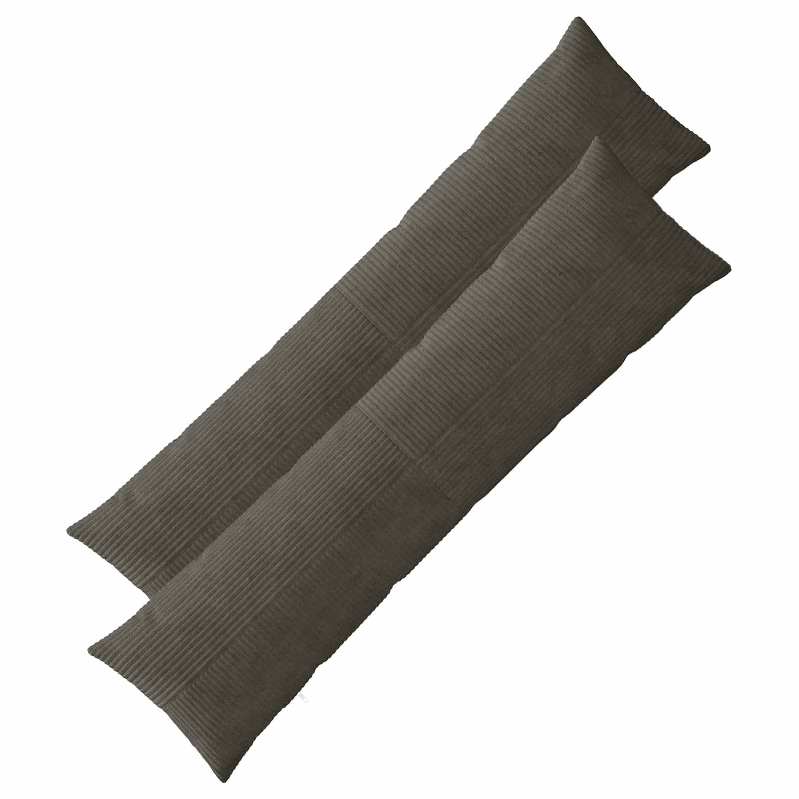 Federa 2 pcs ALMELO Antracite 40 x 145 cm corduroy