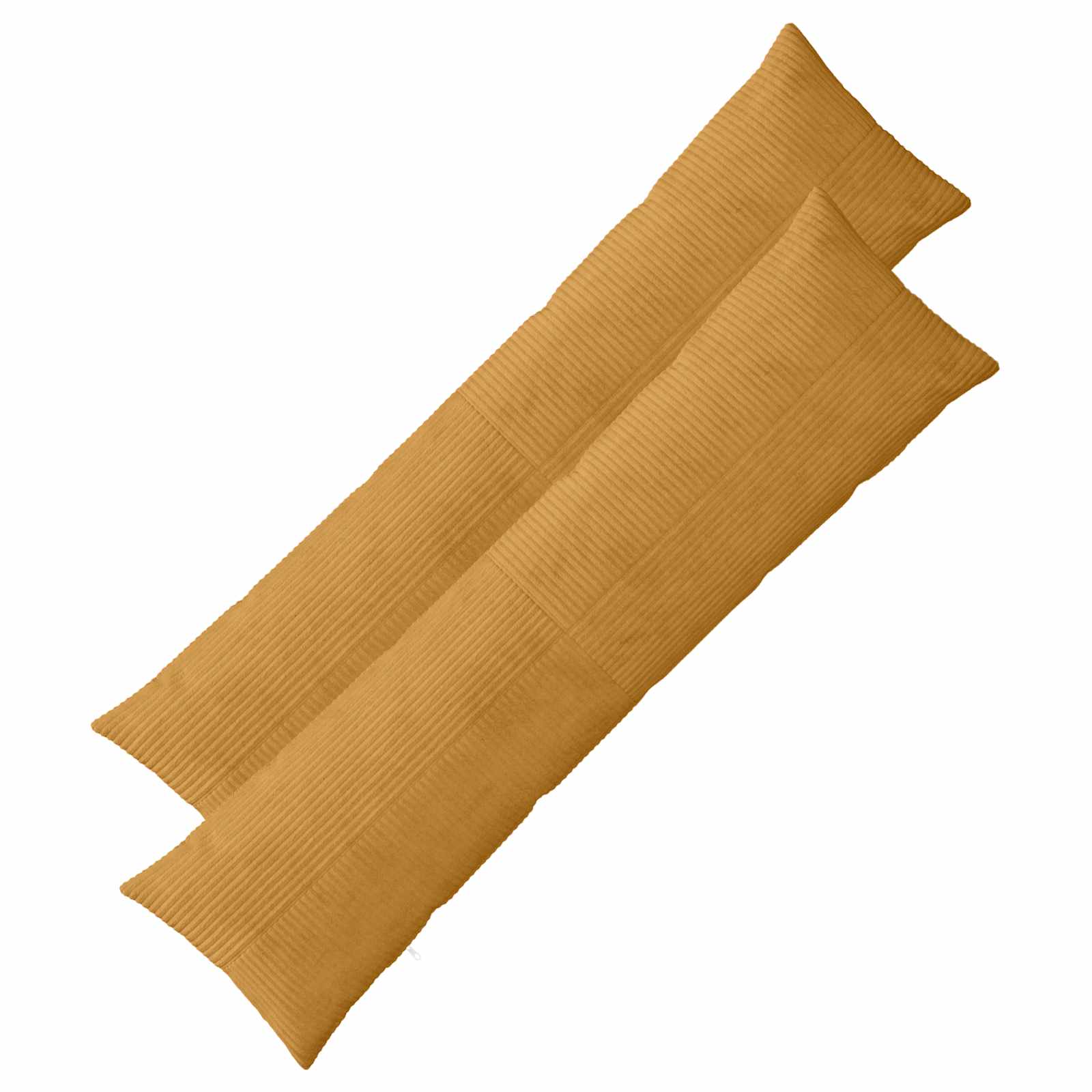 Federa 2 pcs ALMELO Giallo 40 x 145 cm corduroy