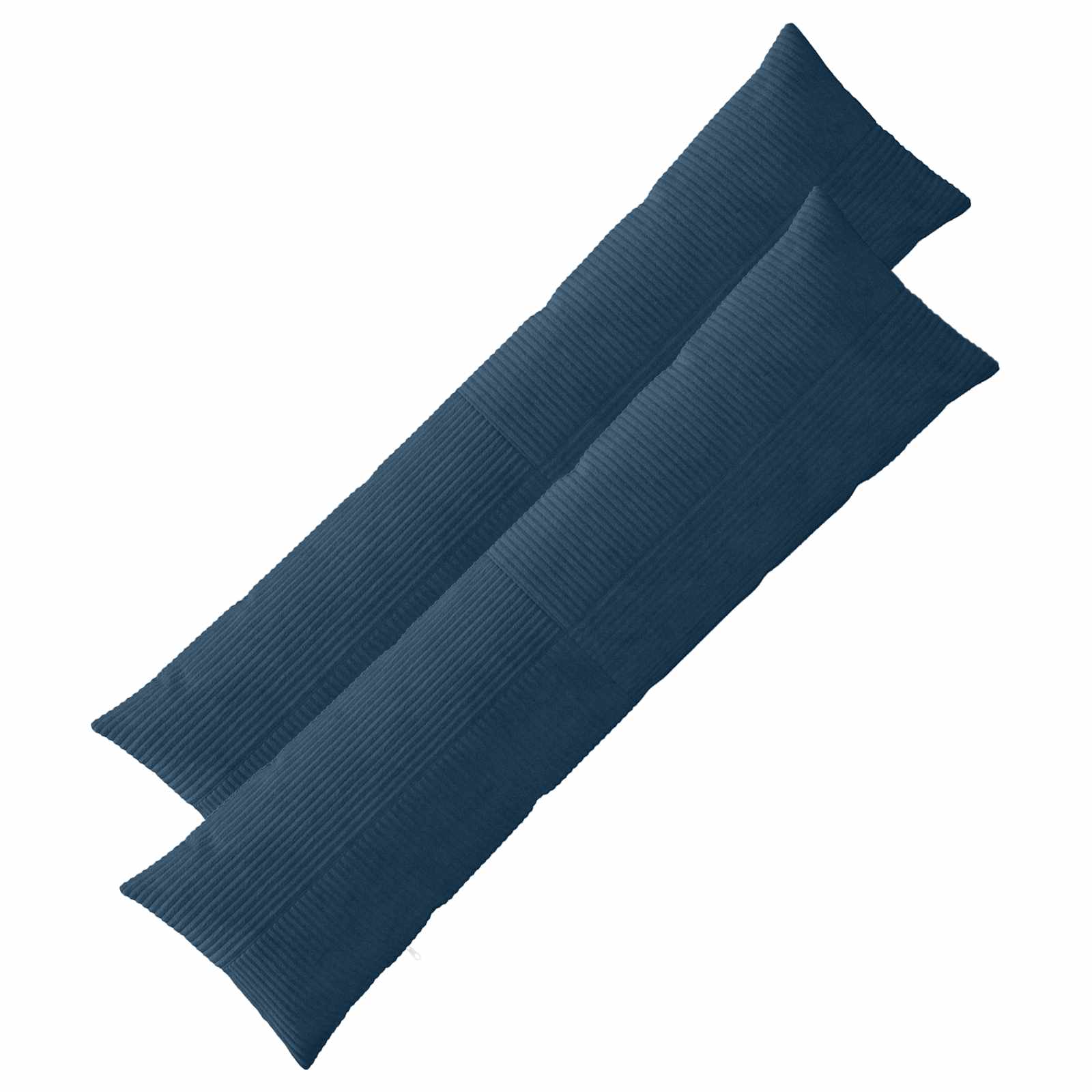 Federa 2 pcs ALMELO Blu navy 40 x 145 cm corduroy