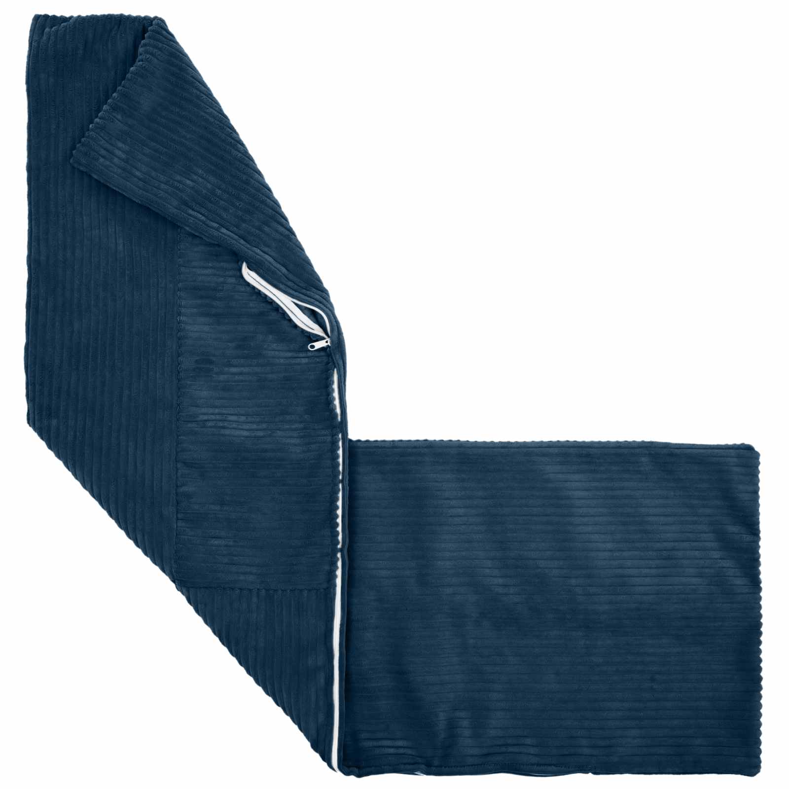 Federa 2 pcs ALMELO Blu navy 40 x 145 cm corduroy