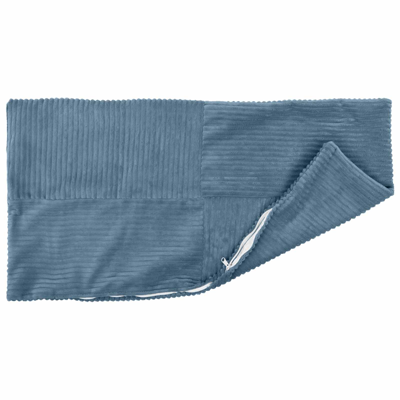 Federa 6 pcs ALMELO Blu 40 x 60 cm corduroy