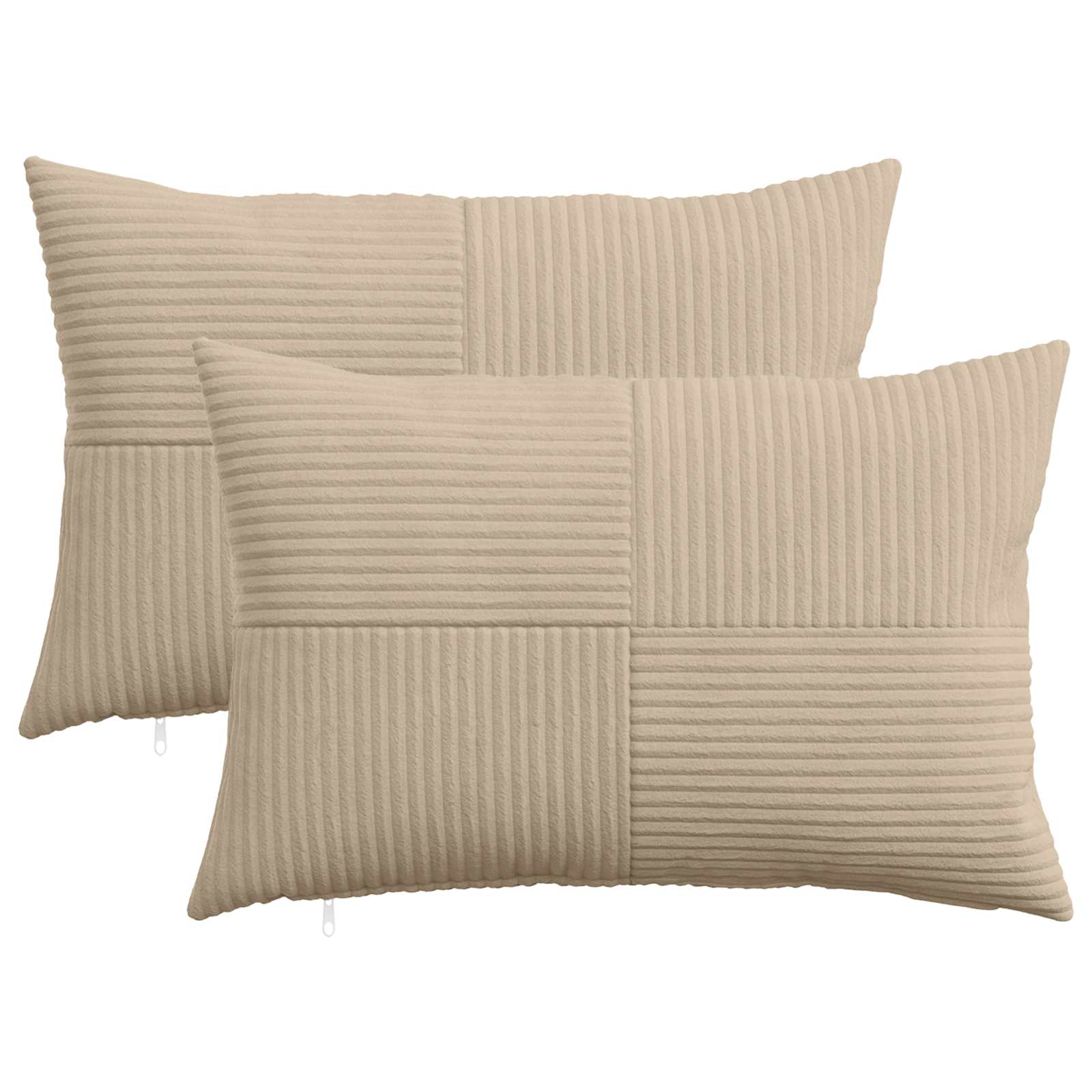 Federa 2 pcs ALMELO Tortora 40 x 60 cm corduroy