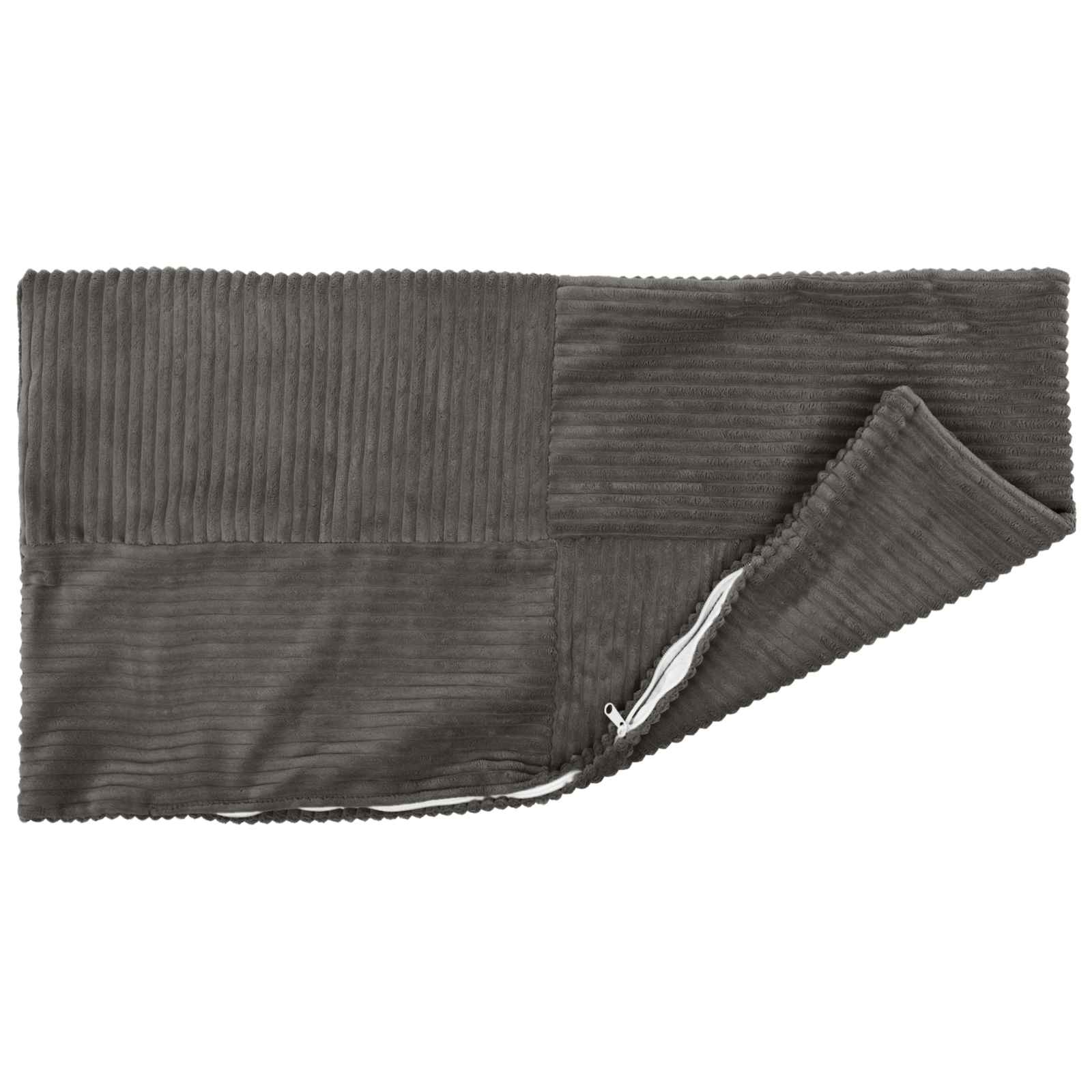Federa 2 pcs ALMELO Grigio Scuro 40 x 70 cm corduroy