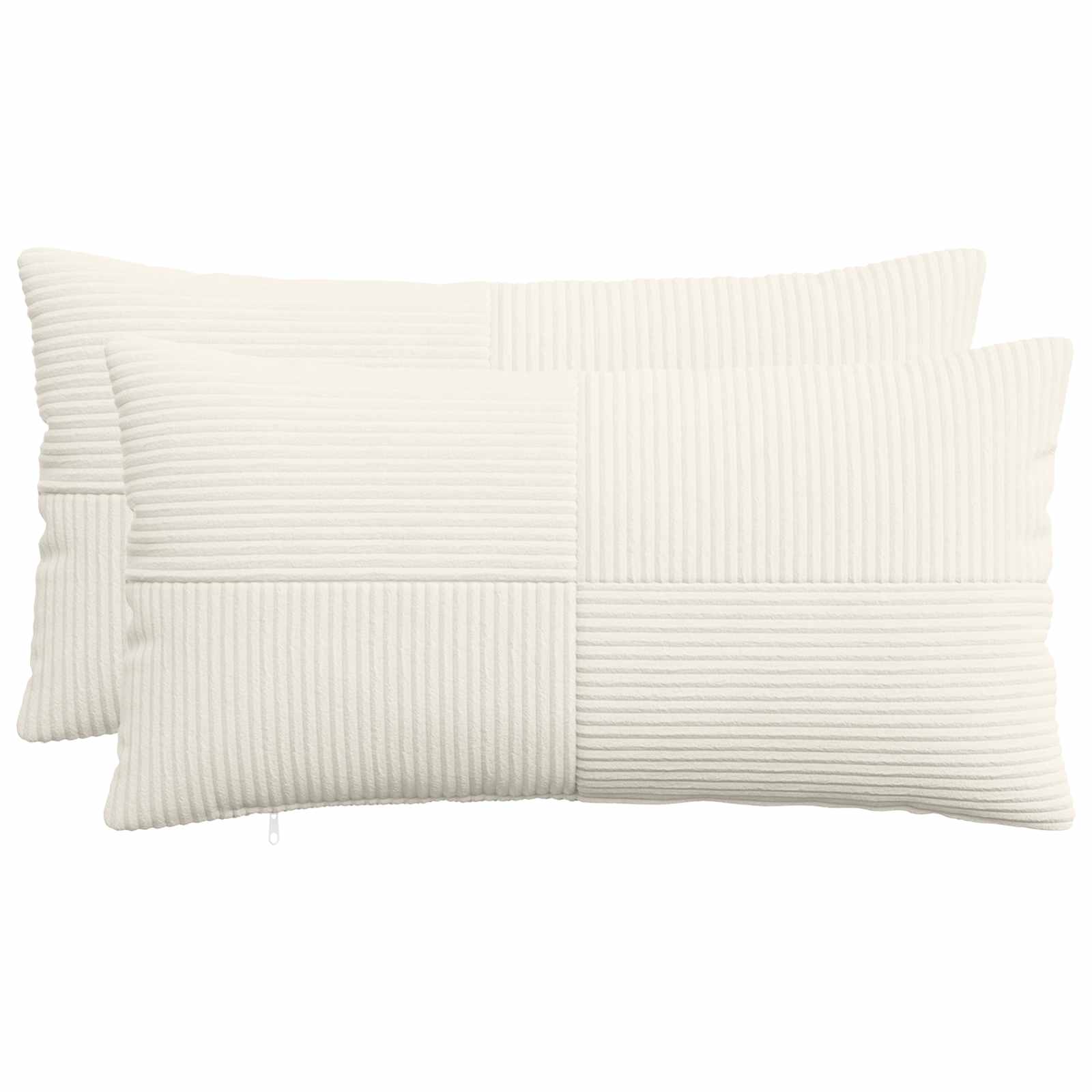 Federa 2 pcs ALMELO Crema 40 x 70 cm corduroy