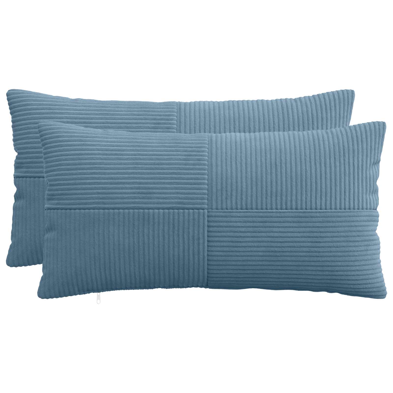 Federa 2 pcs ALMELO Blu 40 x 70 cm corduroy