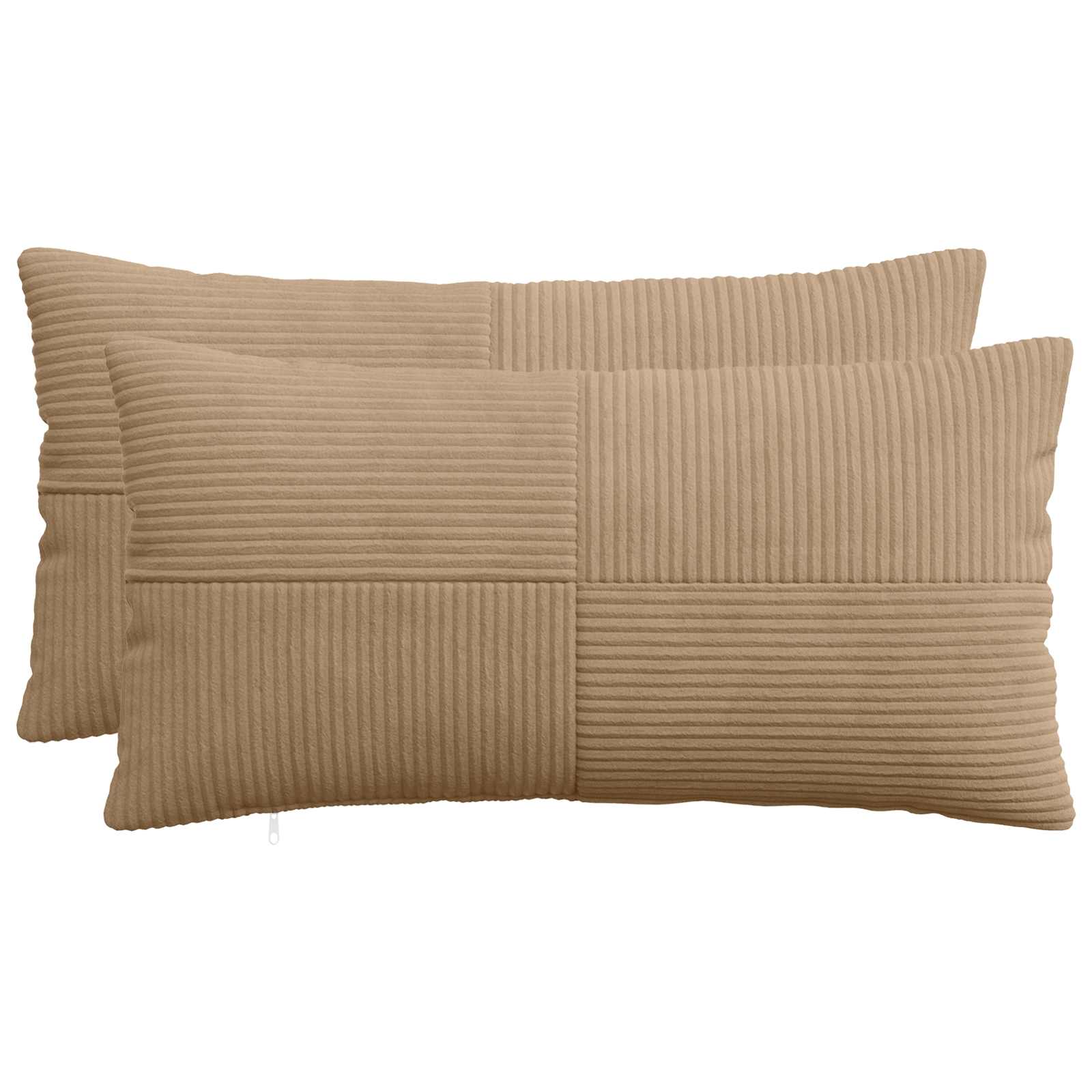 Federa 2 pcs ALMELO Marrone 40 x 70 cm corduroy