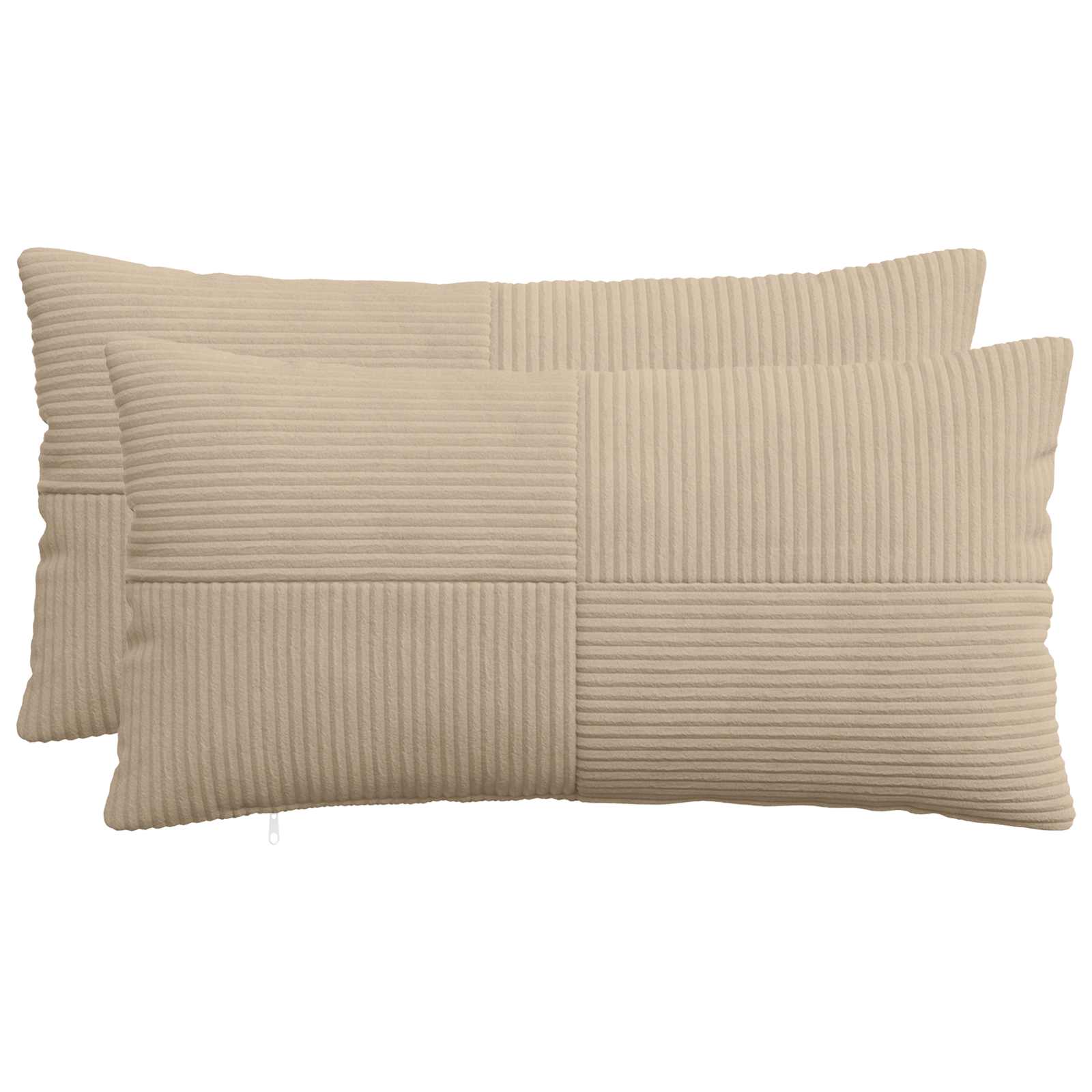 Federa 2 pcs ALMELO Tortora 40 x 70 cm corduroy
