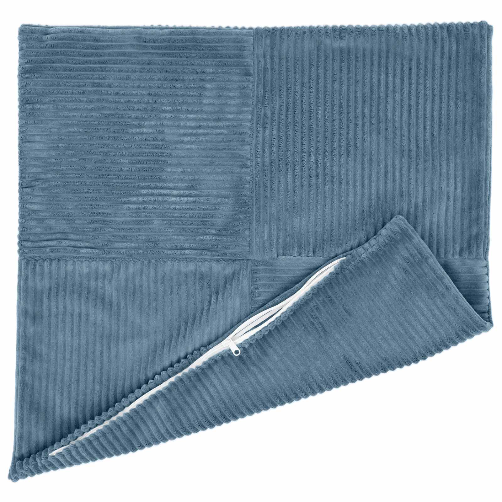 Federa 12 pcs ALMELO Blu 45 x 45 cm corduroy