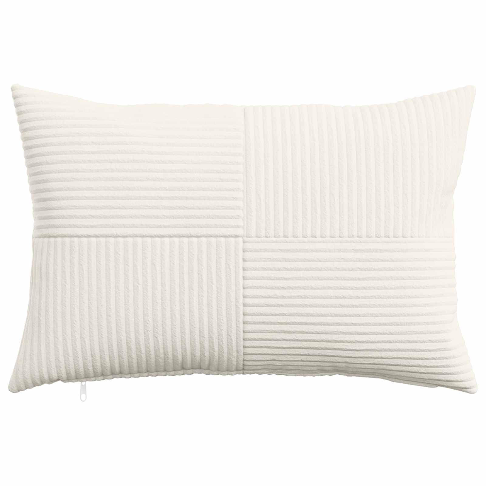 Federa 6 pcs ALMELO Crema 50 x 75 cm corduroy
