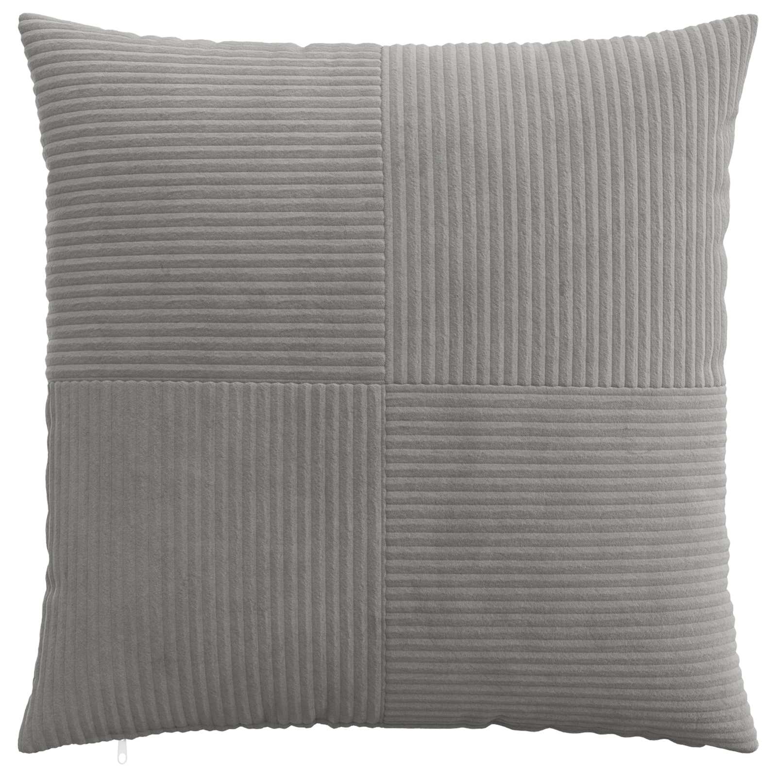 Federa 6 pcs ALMELO Grigio Chiaro 55 x 55 cm corduroy