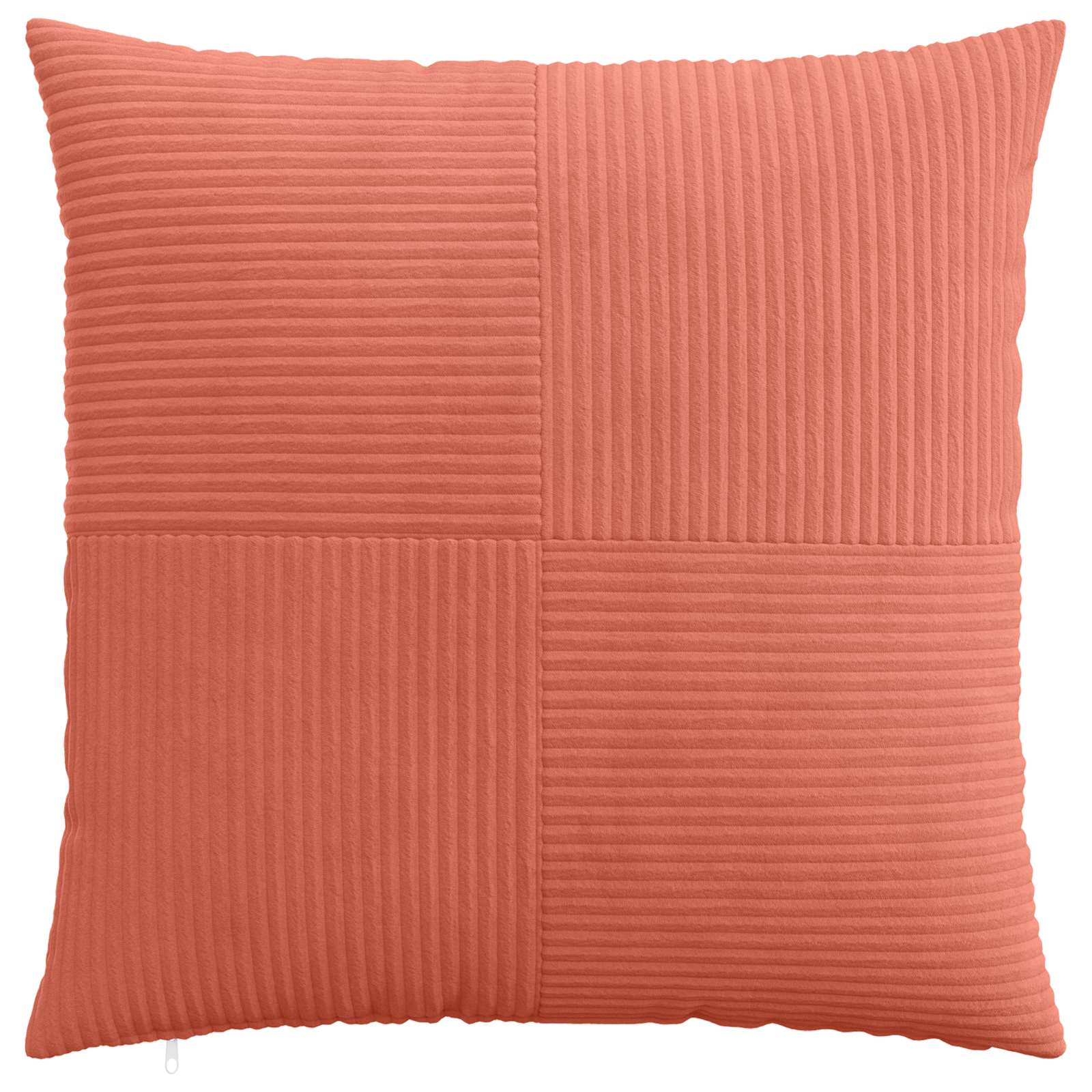 Federa 2 pcs ALMELO Rosso Arancio 55 x 55 cm corduroy