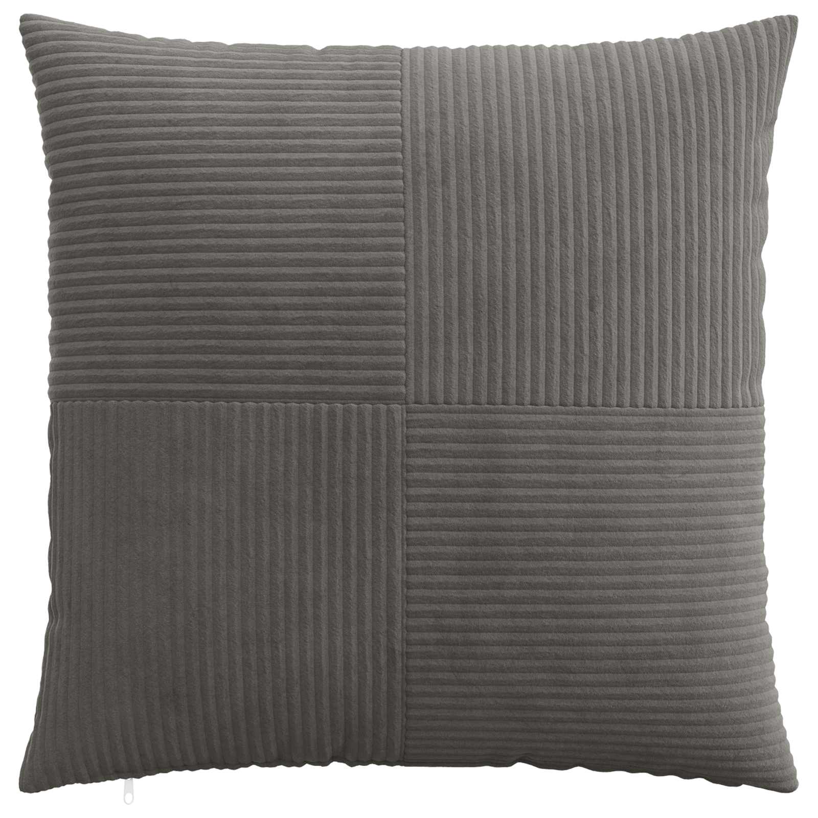 Federa 6 pcs ALMELO Grigio Scuro 60 x 60 cm corduroy