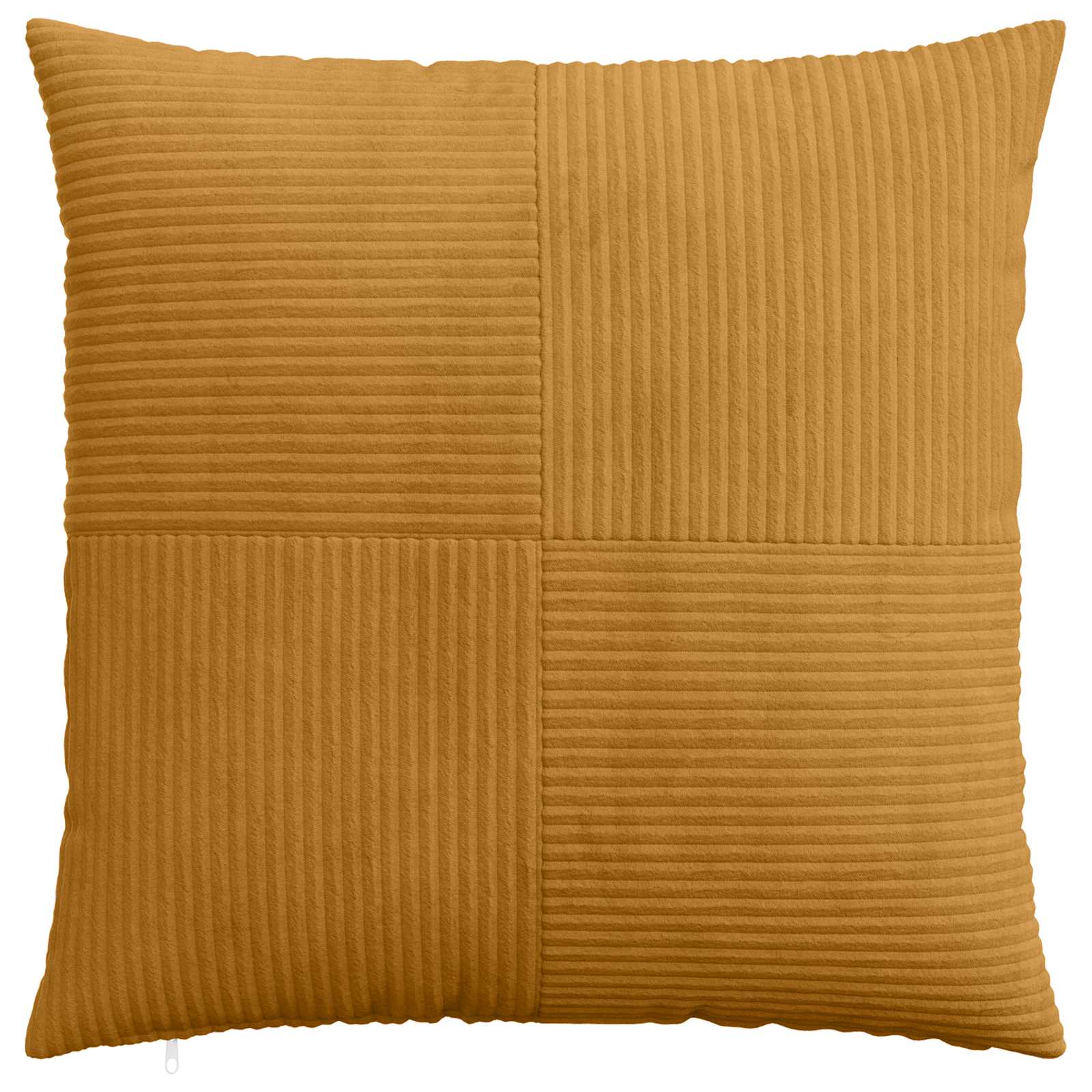 Federa 2 pcs ALMELO Giallo 60 x 60 cm corduroy