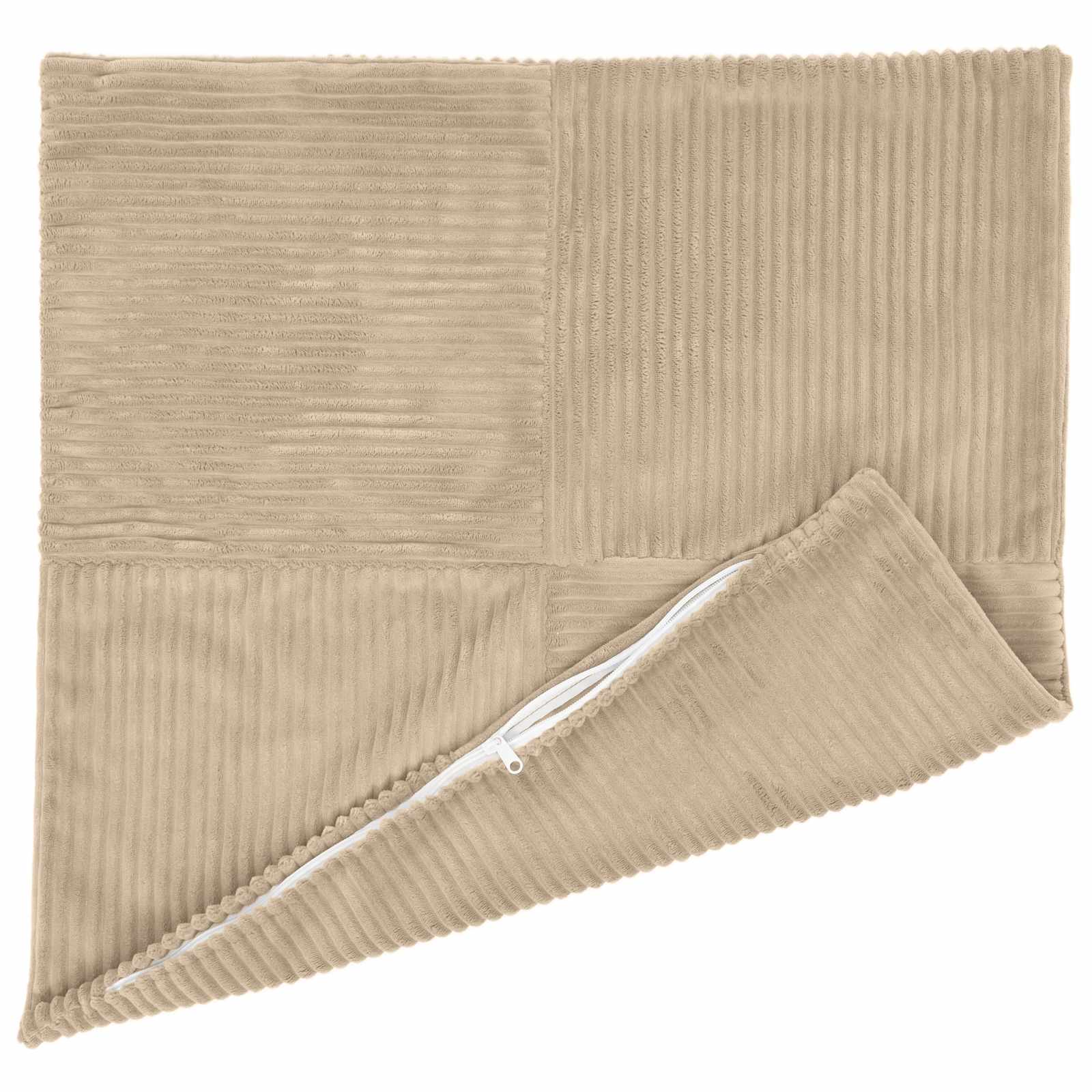 Federa 6 pcs ALMELO Tortora 60 x 60 cm corduroy