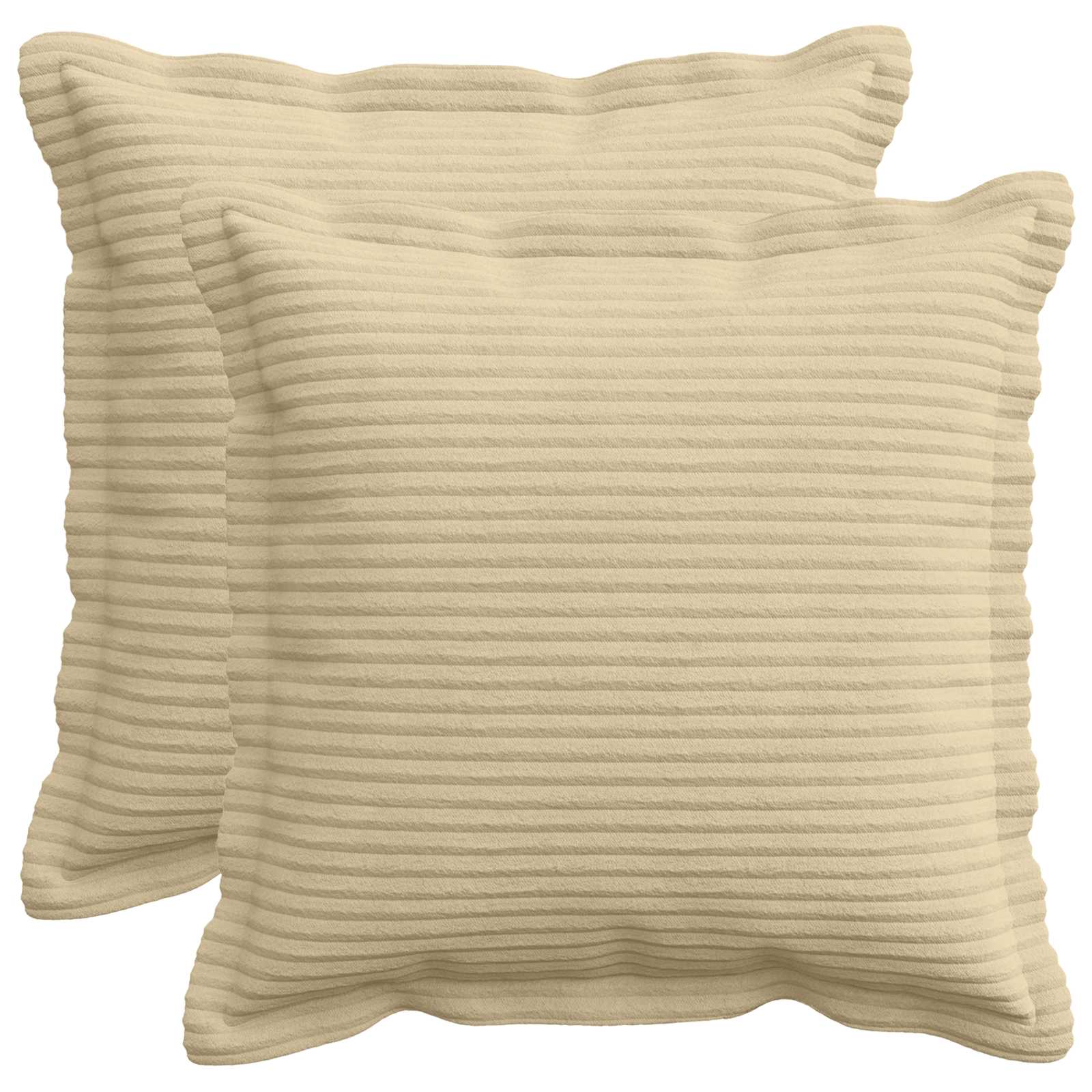 Federa 2 pz HOUTEN Grigio Verde Chiaro 30 x 30 cm corduroy