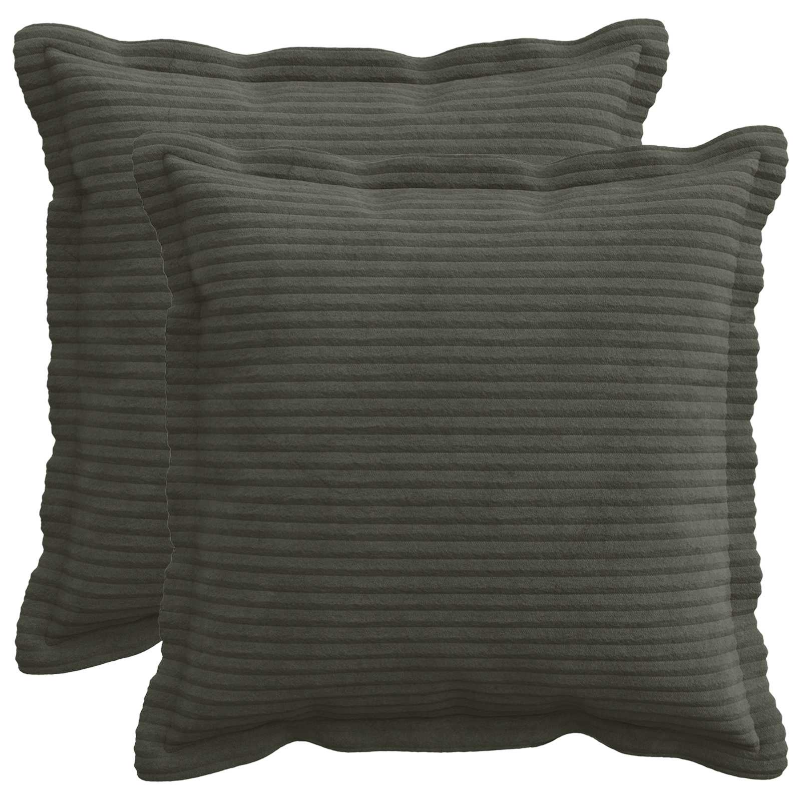 Federa 2 pz HOUTEN Antracite 30 x 30 cm corduroy
