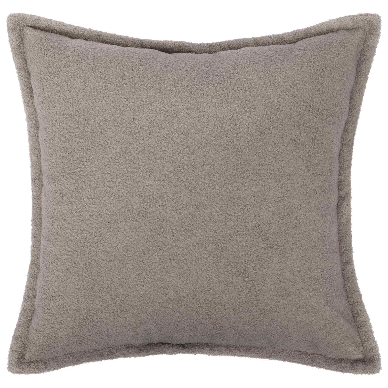Federa 6 pcs HOUTEN Grigio Chiaro 30 x 30 cm Bouclé
