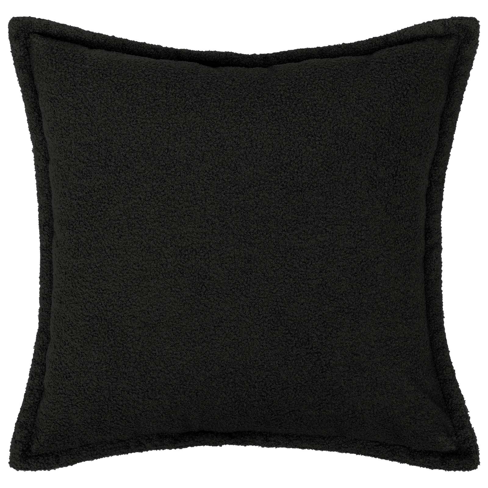 Federa 6 pcs HOUTEN Nero 30 x 30 cm Bouclé