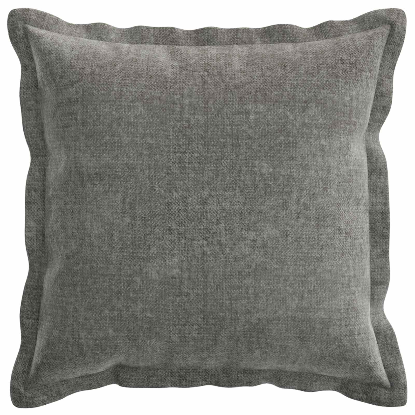 Federa 6 pz HOUTEN Grigio Scuro 30 x 30 cm Tessuto Chenille
